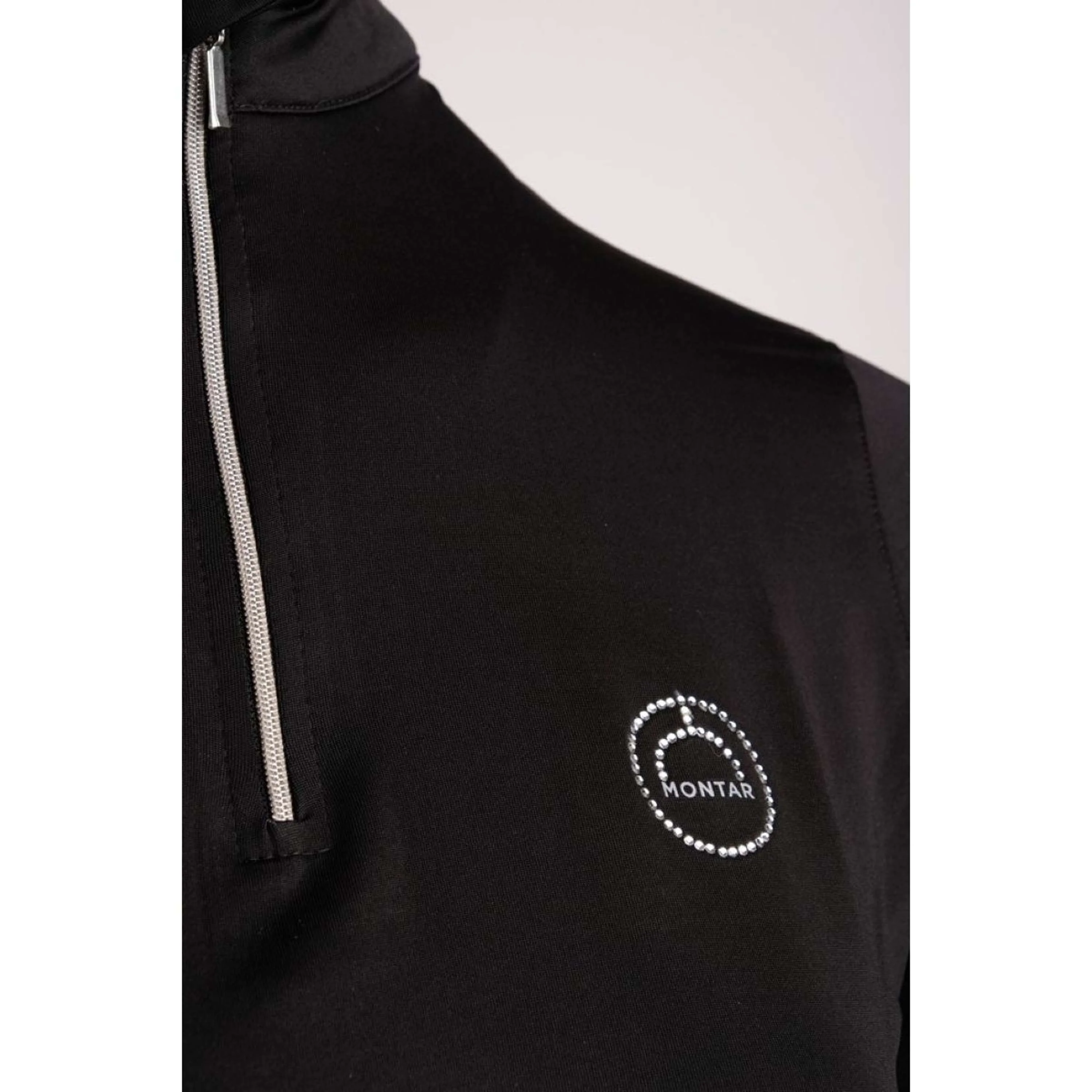 Montar Chemise Everly Crystal Logo Longues Manches Noir - Image 2