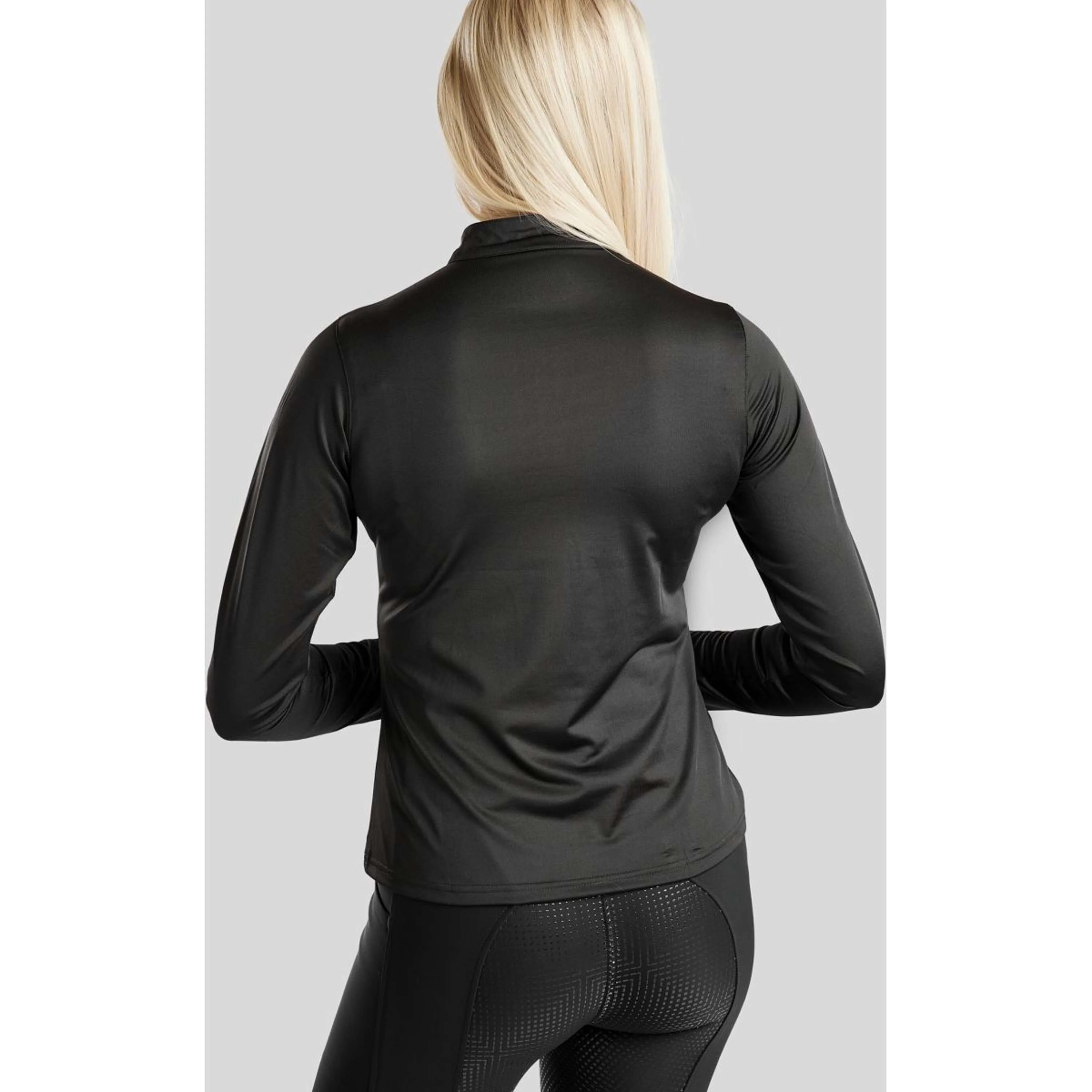 Montar Chemise Everly Crystal Logo Longues Manches Noir - Image 3
