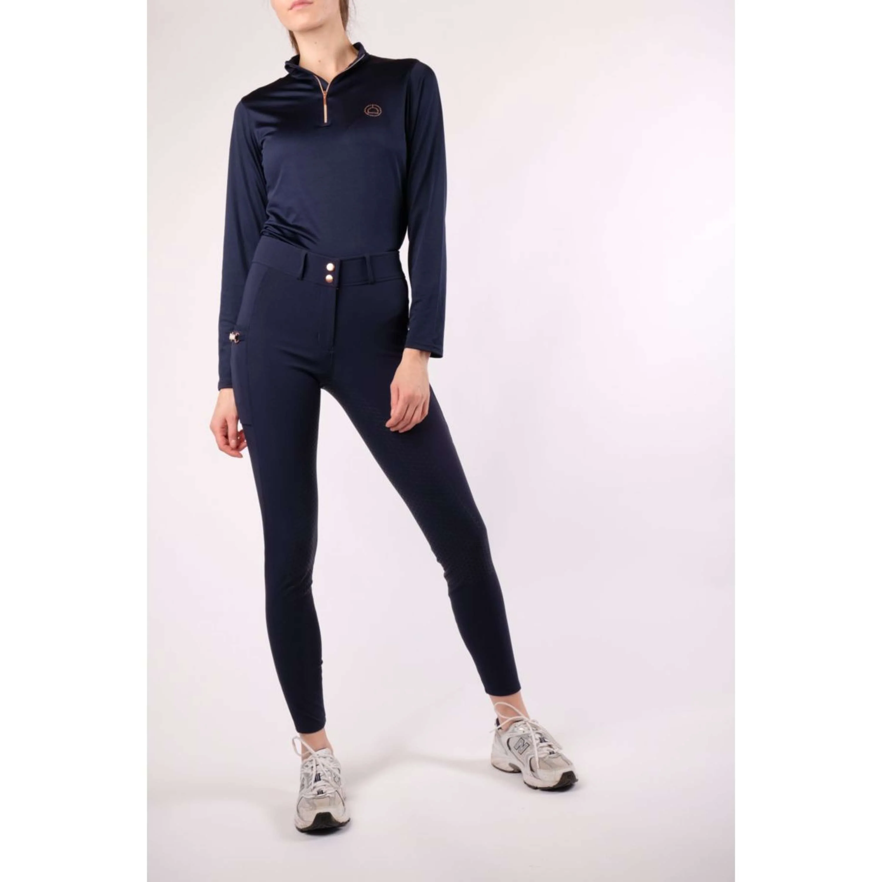 Montar Chemise Everly Rosegold Longues Manches Marin - Image 3