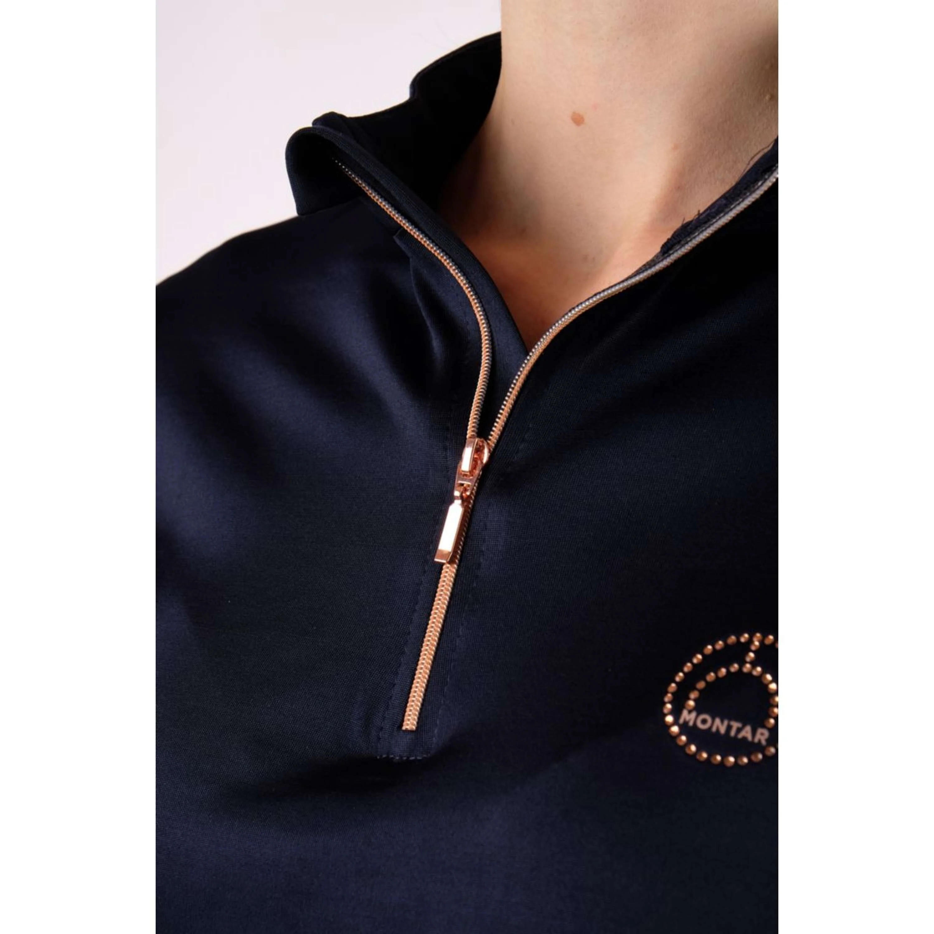 Montar Chemise Everly Rosegold Longues Manches Marin - Image 4