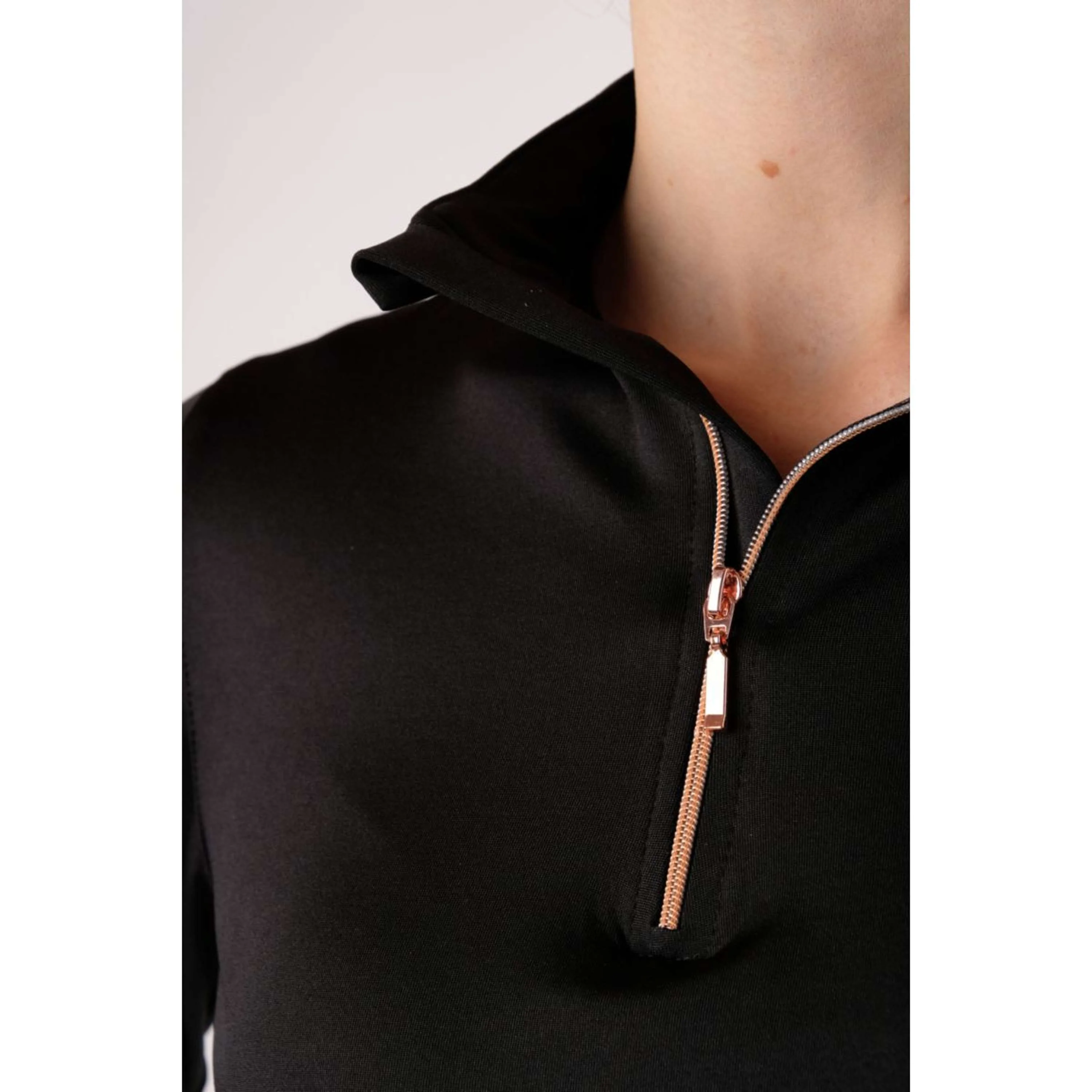Montar Chemise Everly Rosegold Longues Manches Noir - Image 5