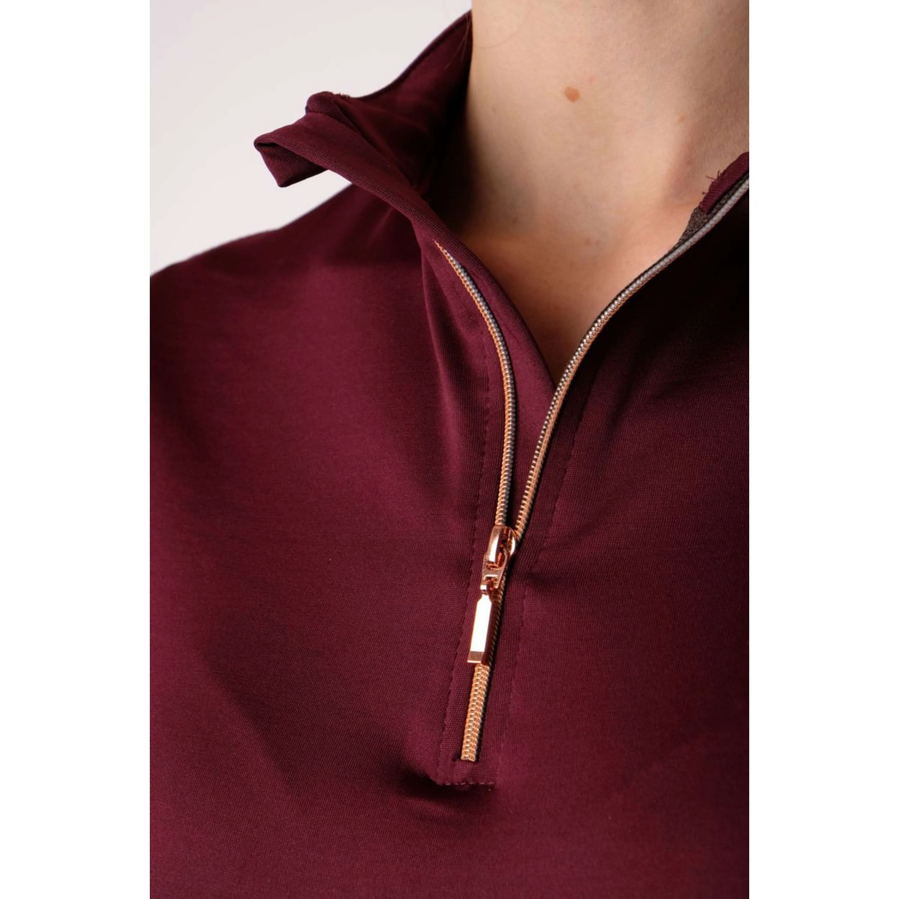 Montar Chemise Everly Rosegold Longues Manches Prune - Image 3