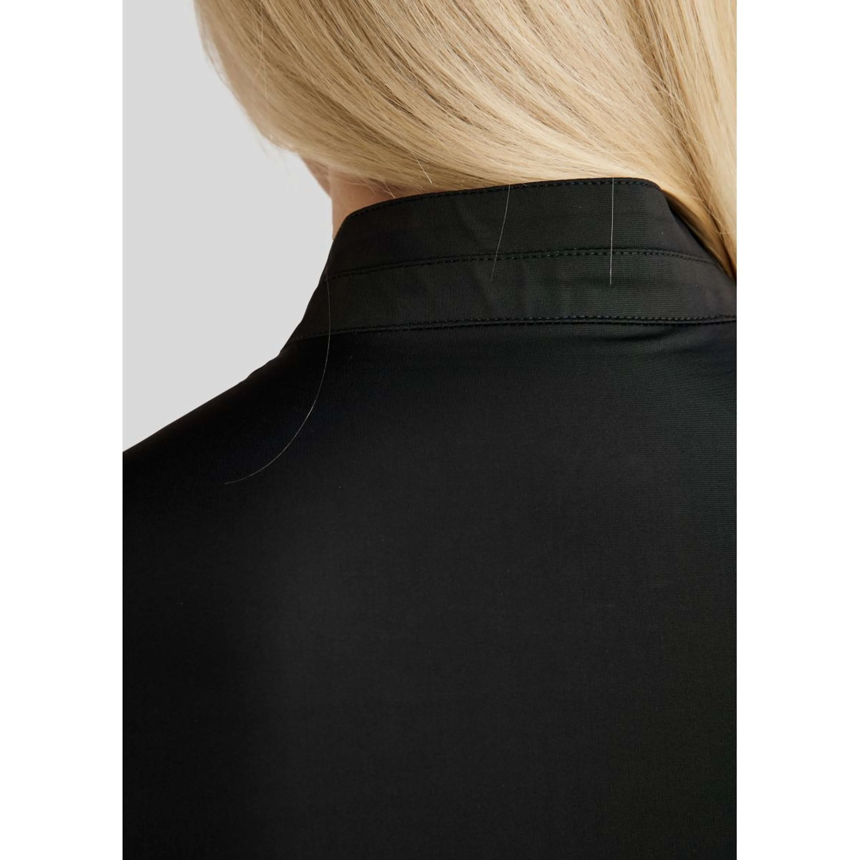 Montar Chemise MoPearl Pintuck Sans Manche Noir - Image 4