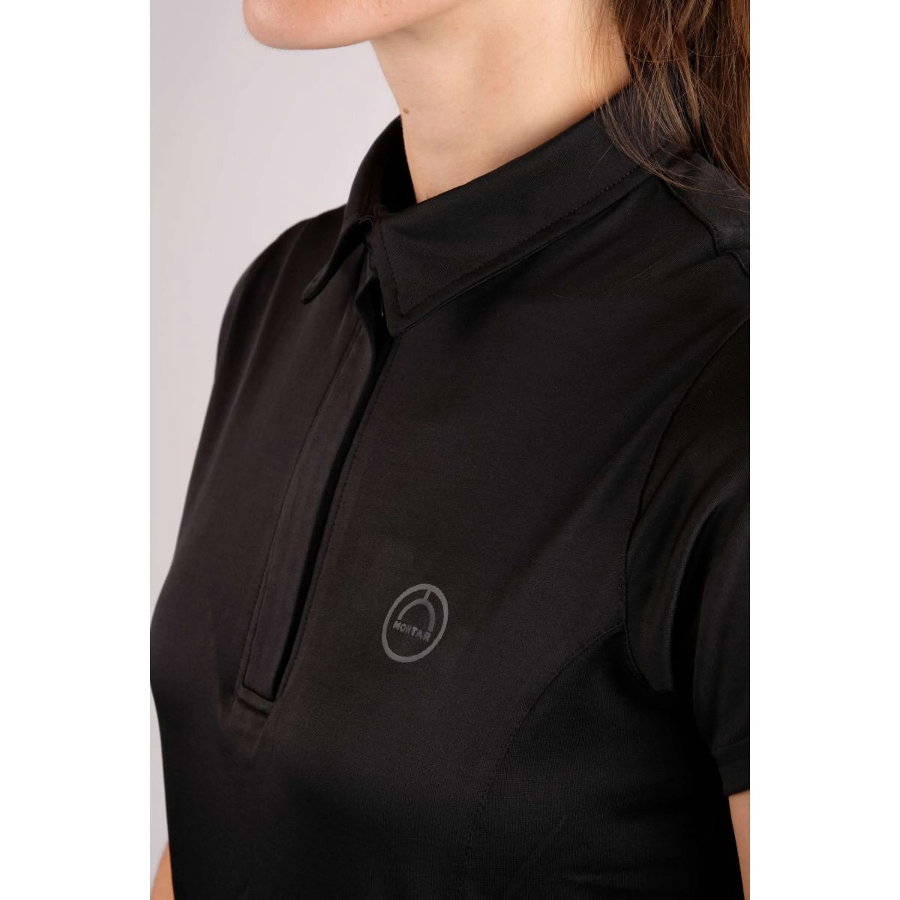 Montar Chemise Rebecca Manches Courtes Noir - Image 3