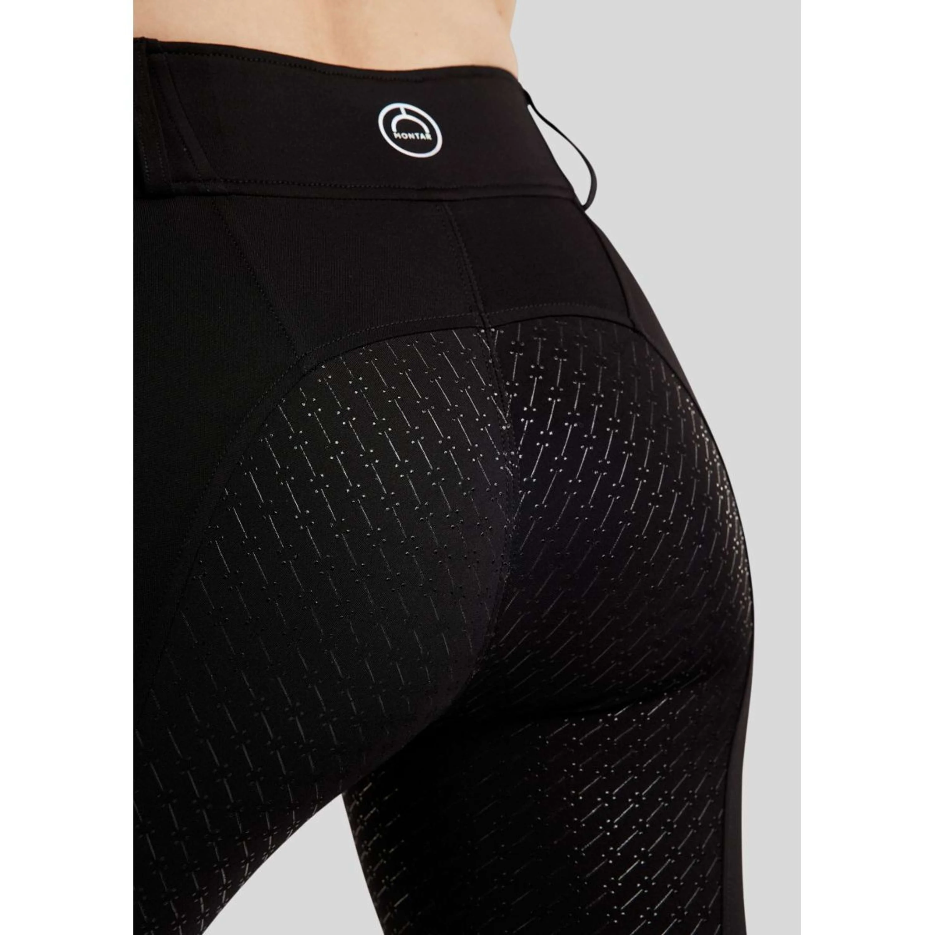 Montar Legging d'Équitation MoCha Full Grip Noir - Image 3