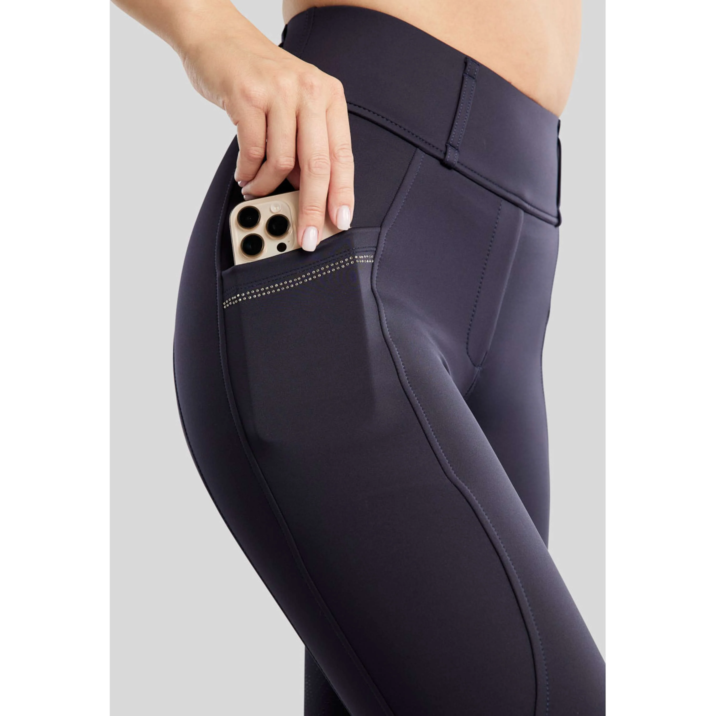Montar Legging d'Équitation MOEverlisa Full Grip Marin - Image 3