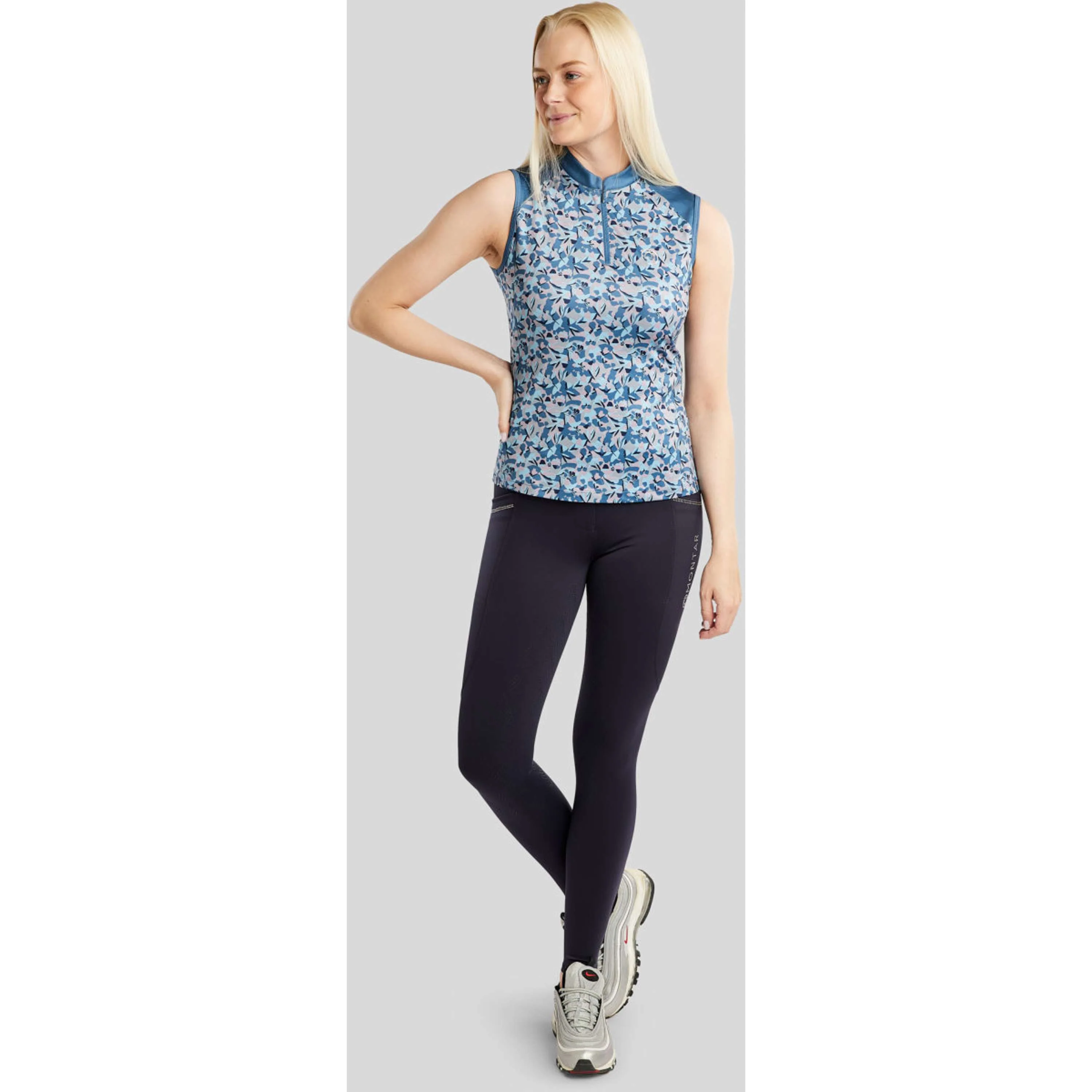 Montar Legging d'Équitation MOEverlisa Full Grip Marin - Image 5