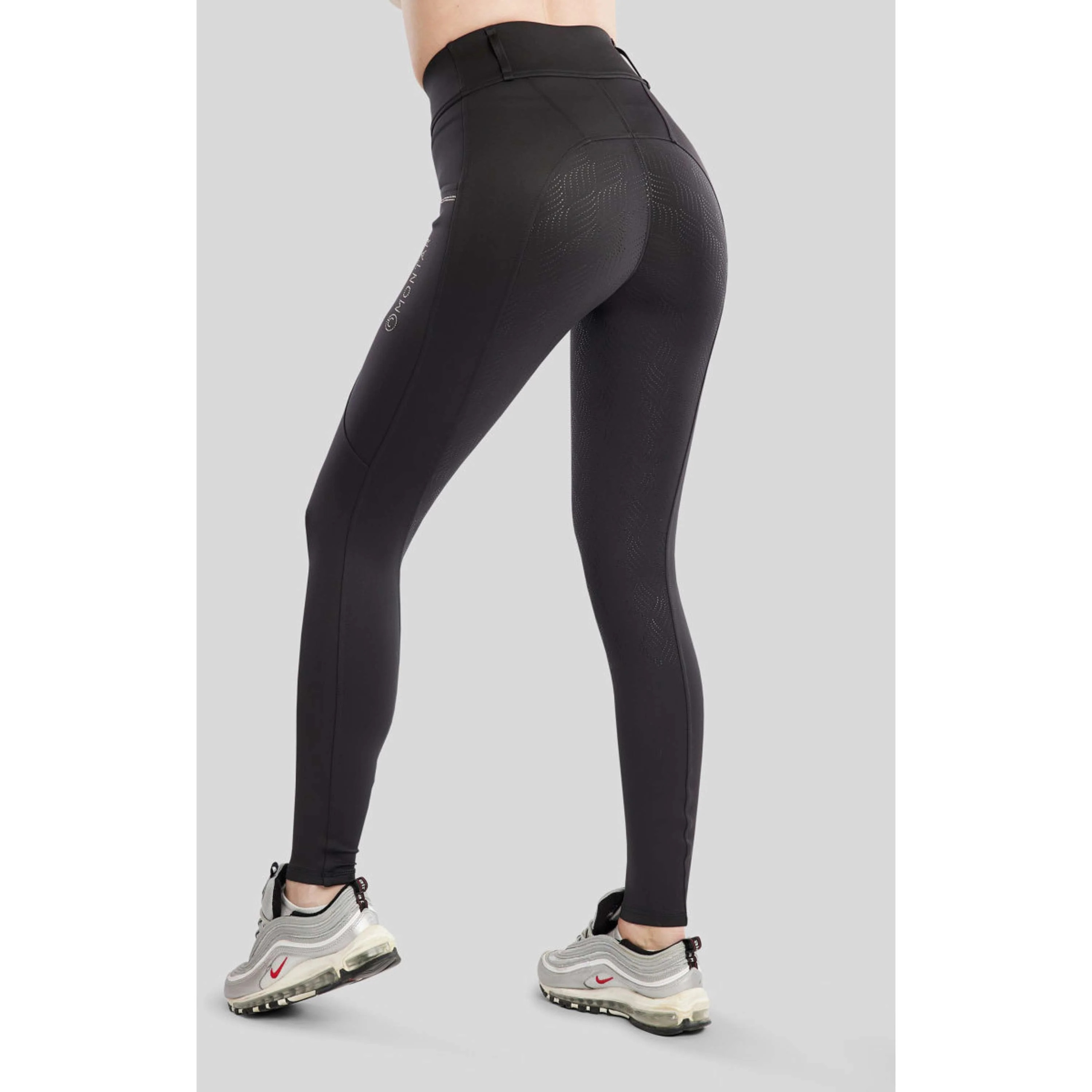 Montar Legging d'Équitation MOEverlisa Full Grip Noir - Image 2