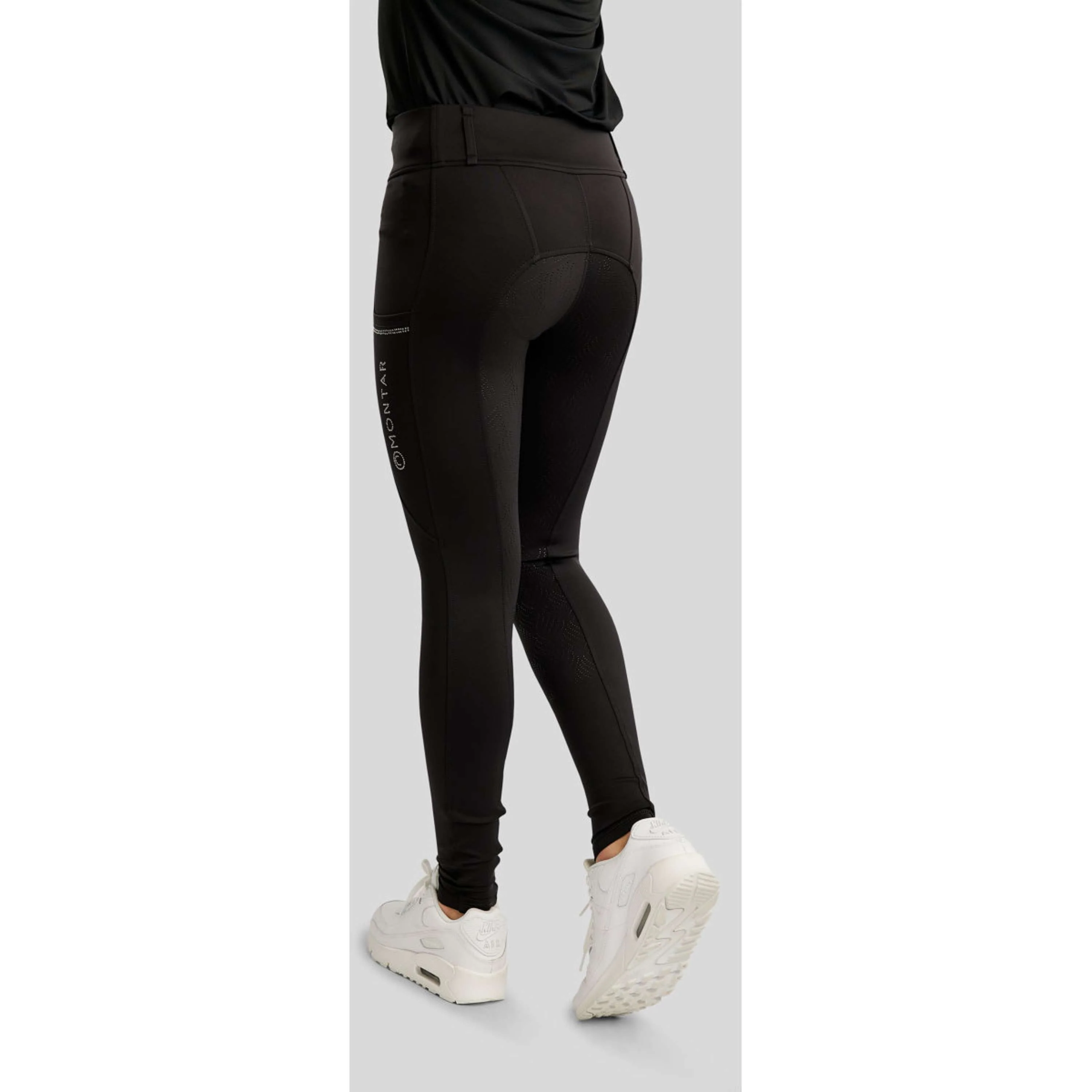 Montar Legging d'Équitation MOEverlisa Kids Full Grip Noir - Image 2