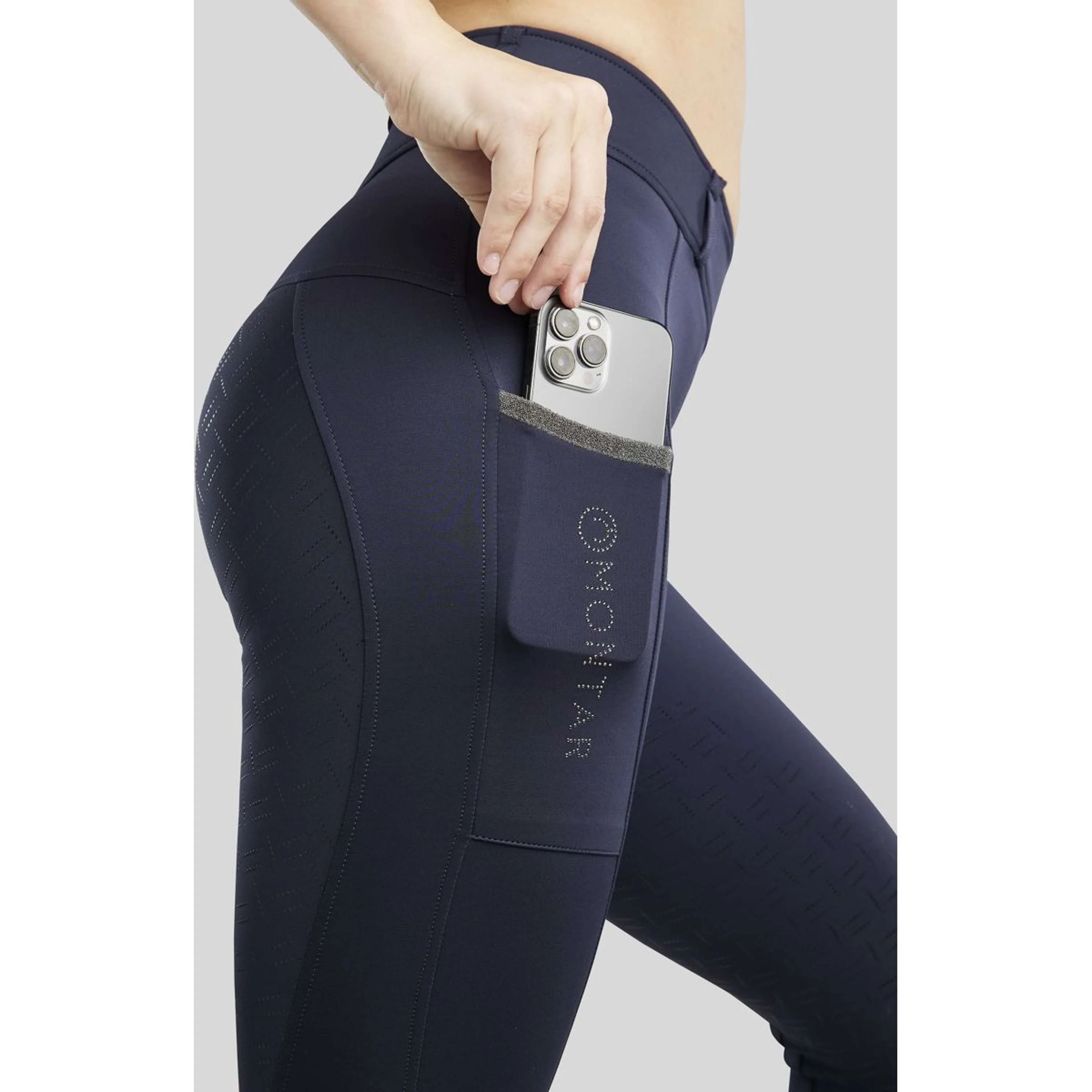 Montar Legging d'Équitation MoGloria Full Grip Marin - Image 4