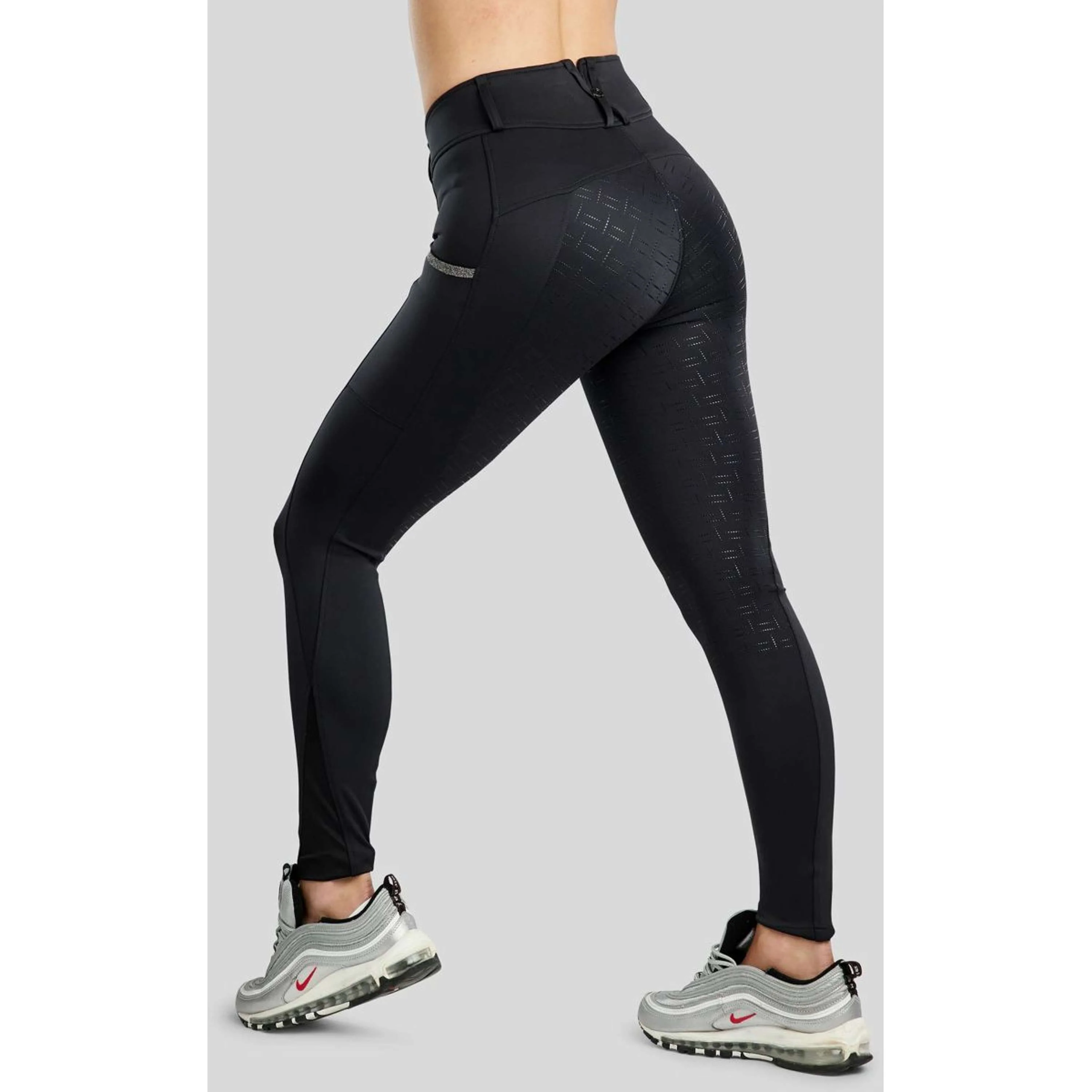 Montar Legging d'Équitation MoGloria Full Grip Noir - Image 2