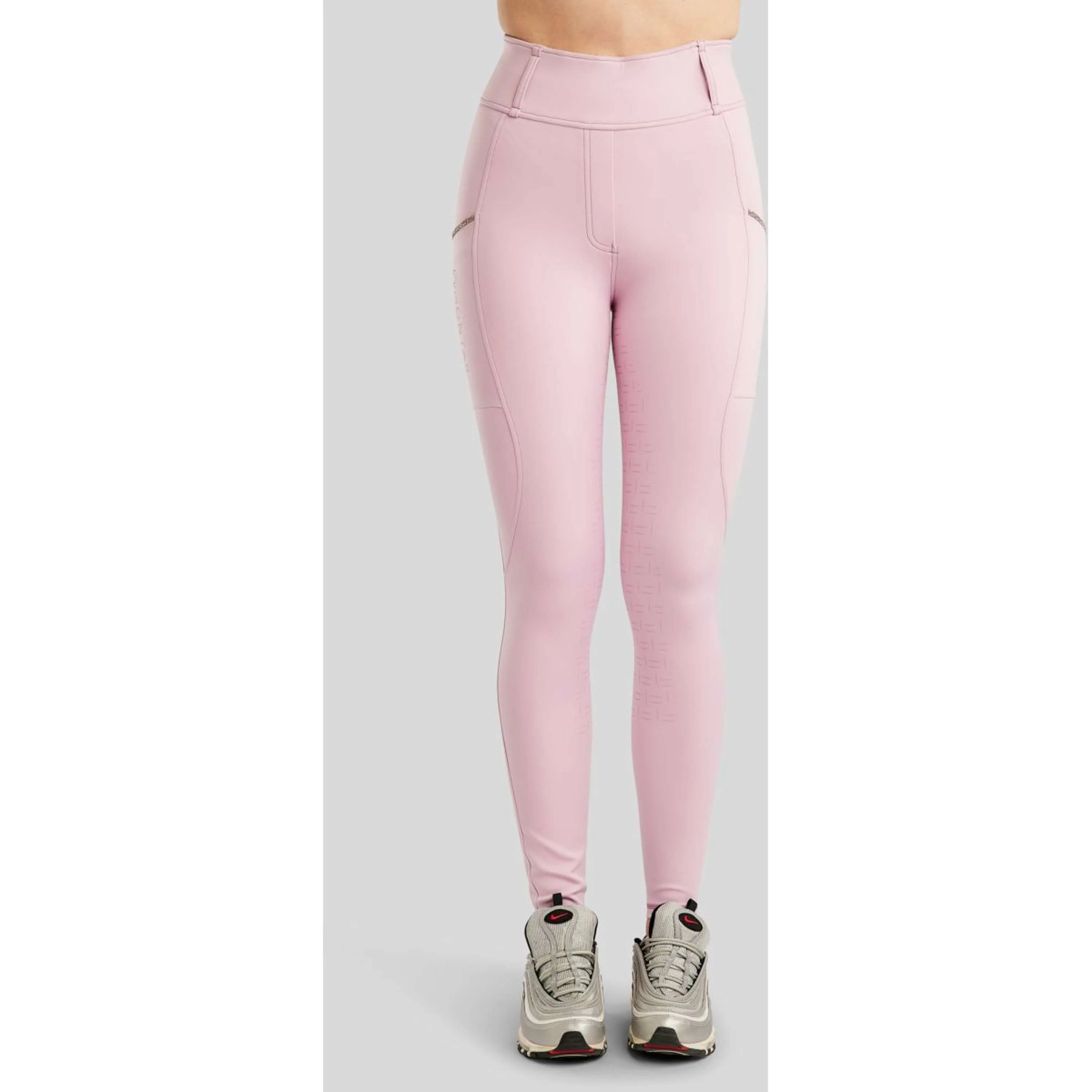 Montar Legging d'Équitation MoLila Champagne Crystals Full Grip Candy Pink - Image 2