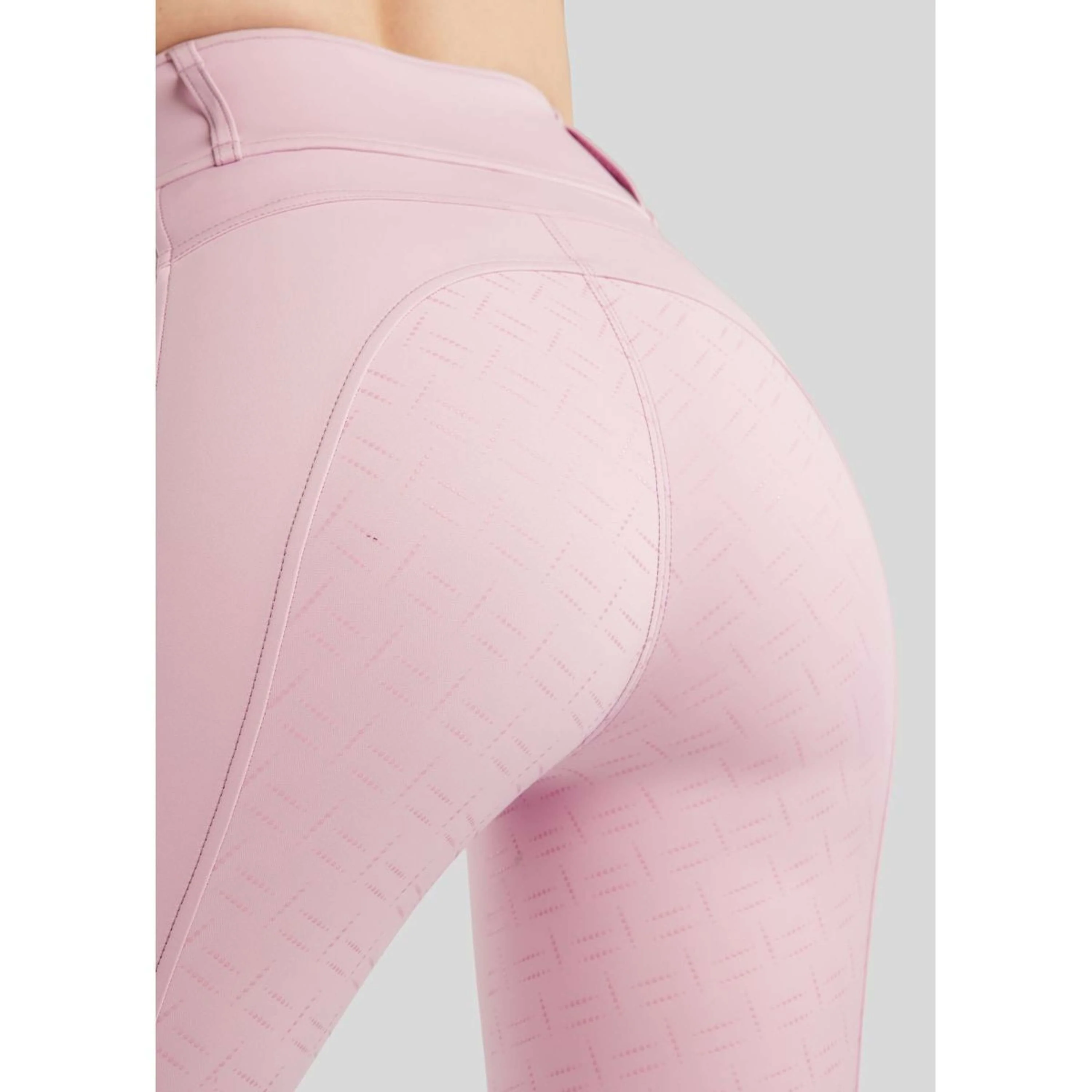 Montar Legging d'Équitation MoLila Champagne Crystals Full Grip Candy Pink - Image 4