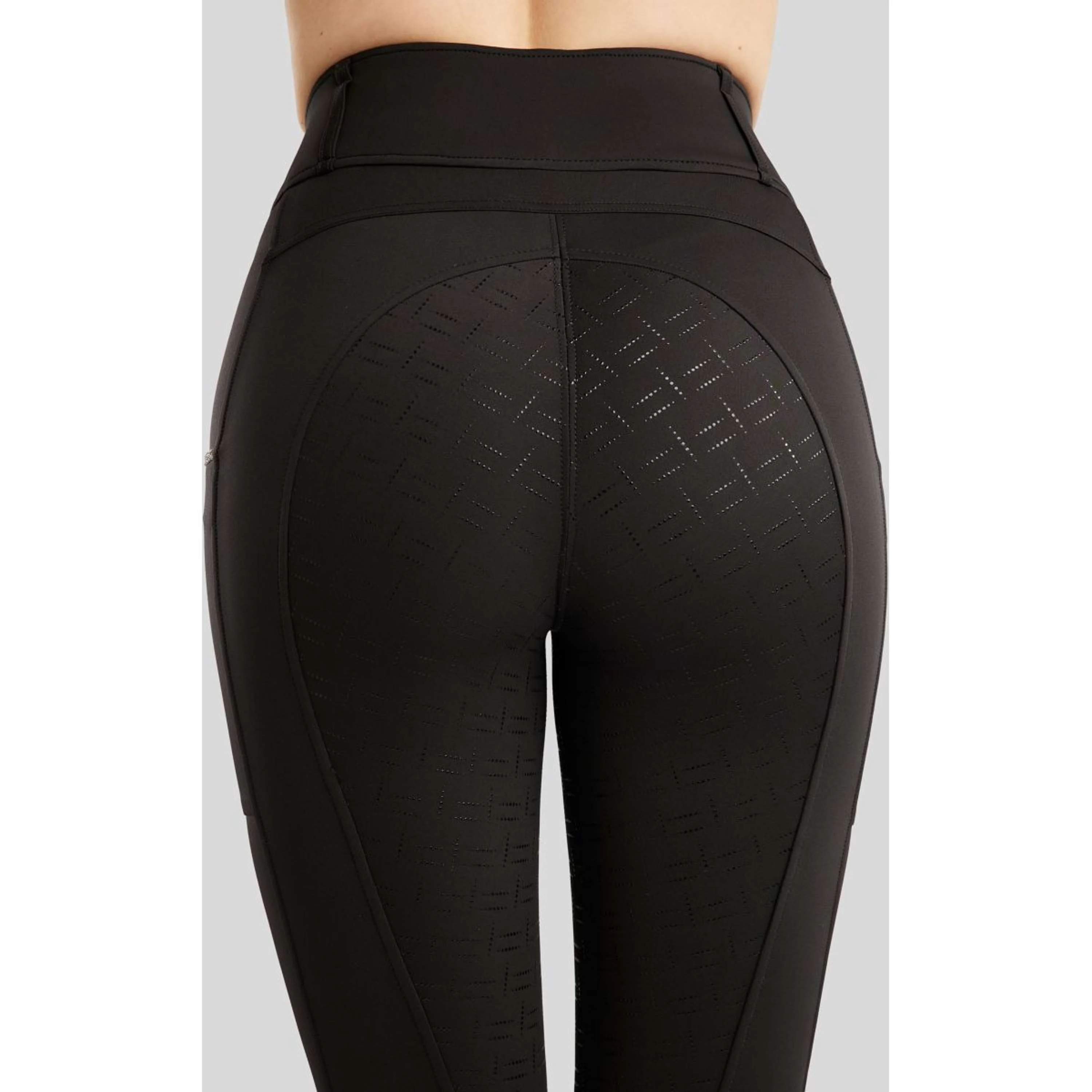 Montar Legging d'Équitation MoLila Champagne Crystals Full Grip Noir - Image 3