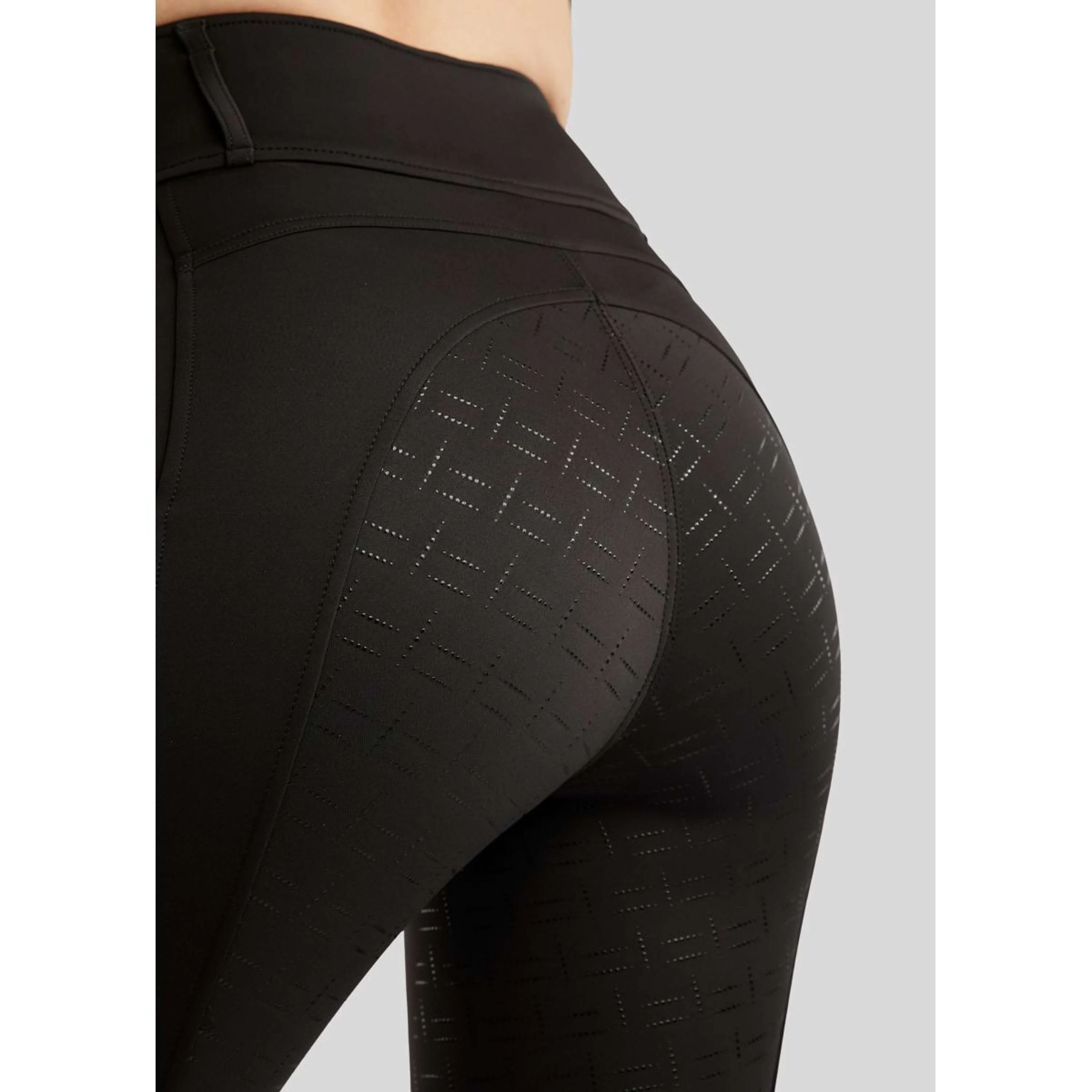 Montar Legging d'Équitation MoLila Champagne Crystals Full Grip Noir - Image 4