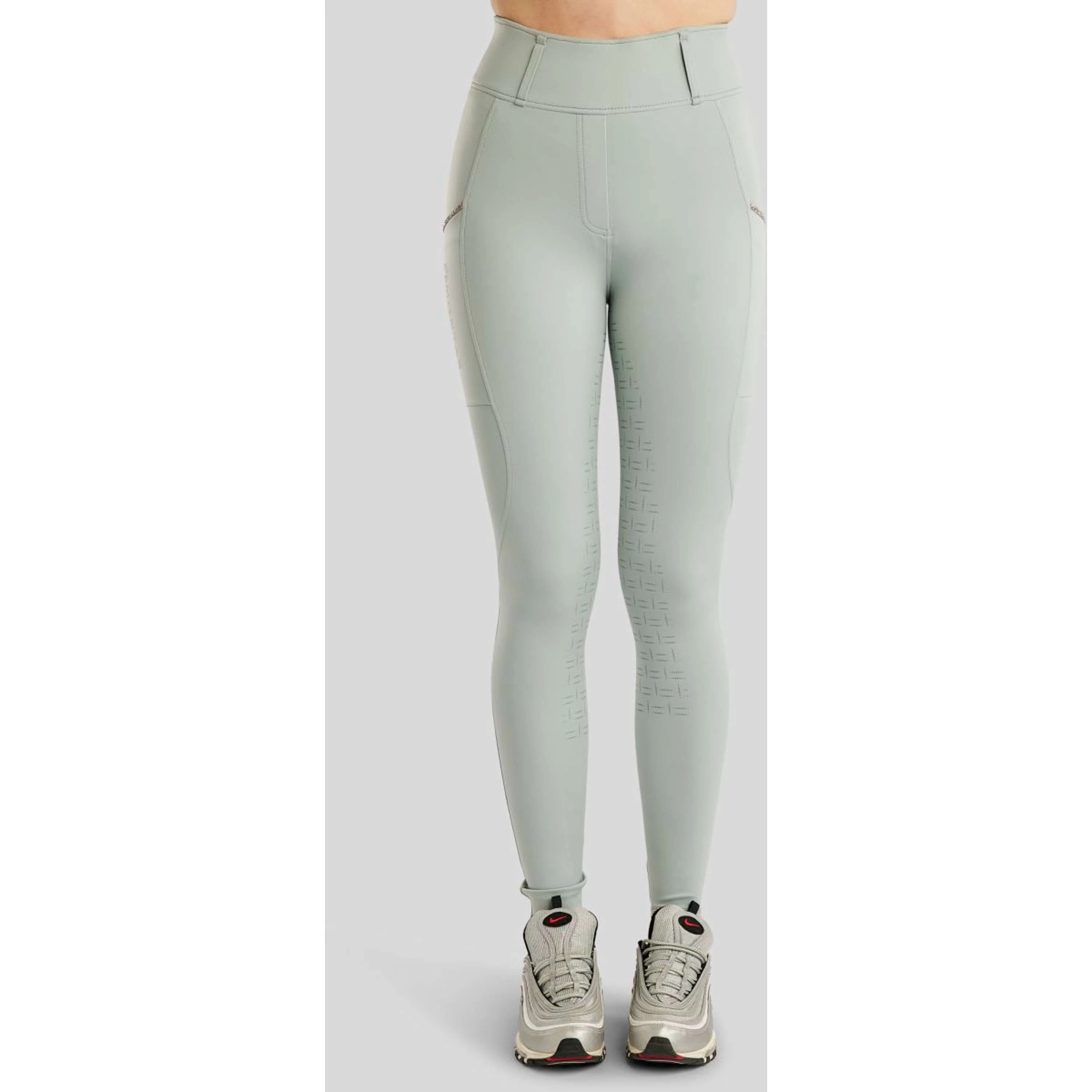 Montar Legging d'Équitation MoLila Champagne Crystals Full Grip Turin - Image 2