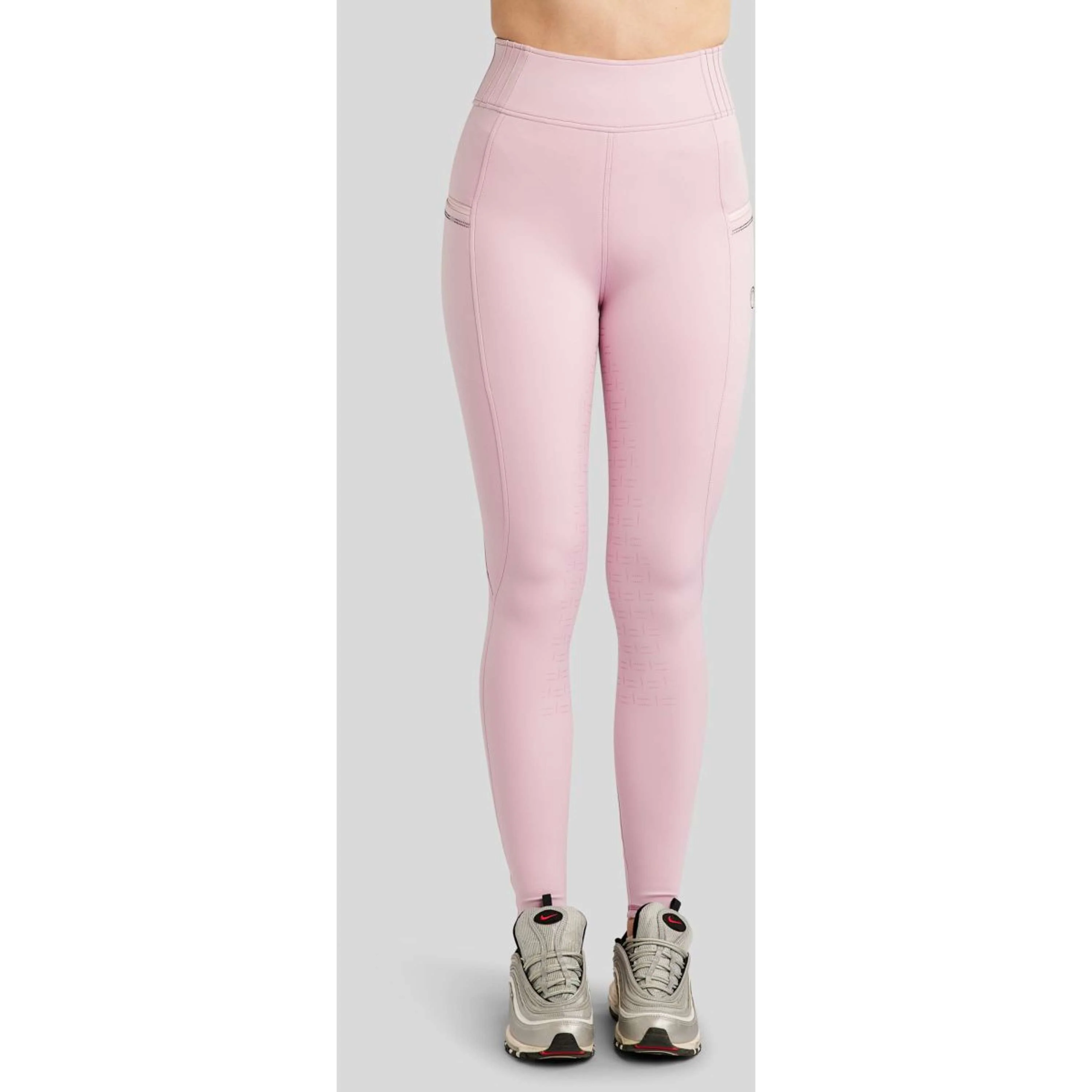 Montar Legging d'Équitation MoPearl Pintuck Full Grip Candy Pink - Image 2