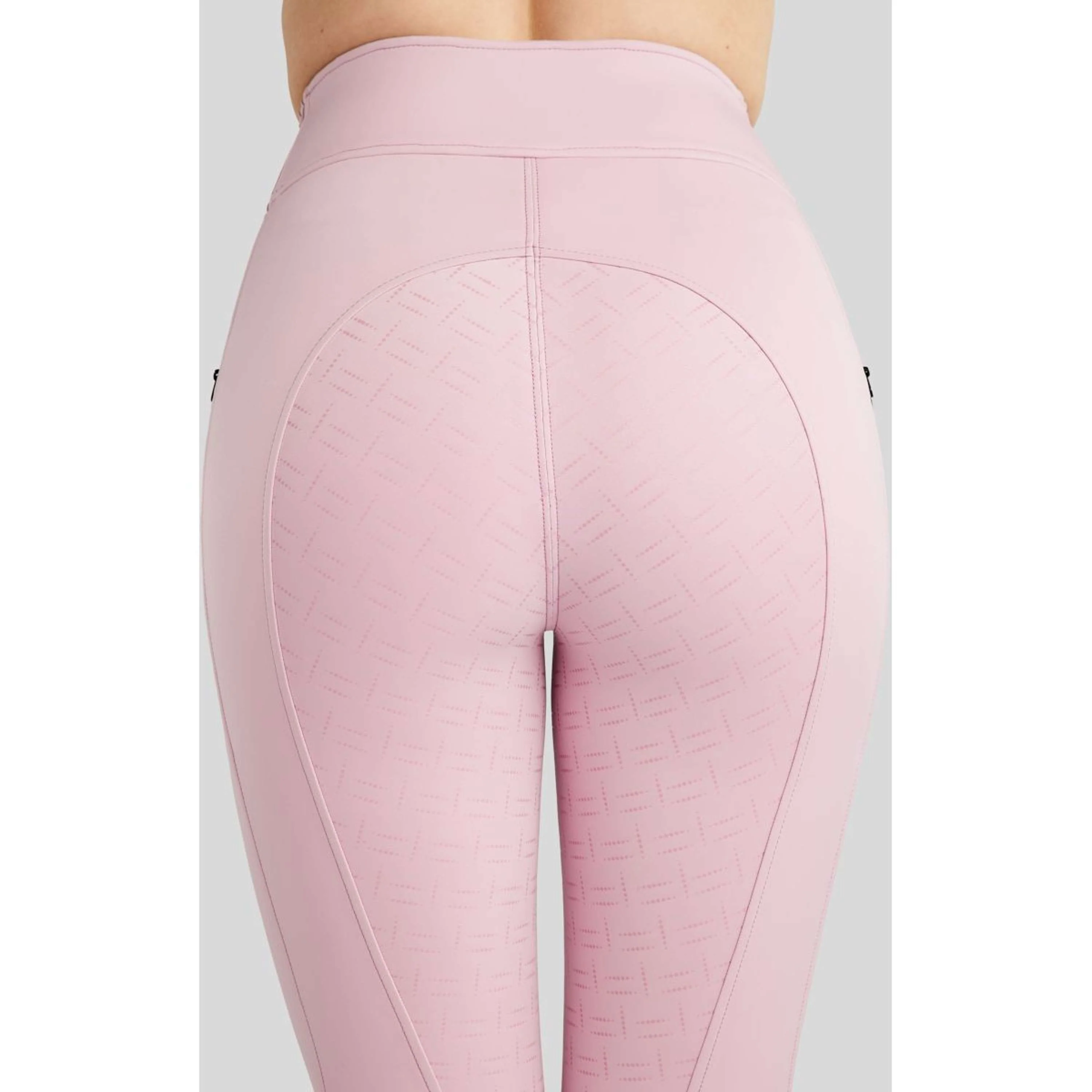 Montar Legging d'Équitation MoPearl Pintuck Full Grip Candy Pink - Image 3