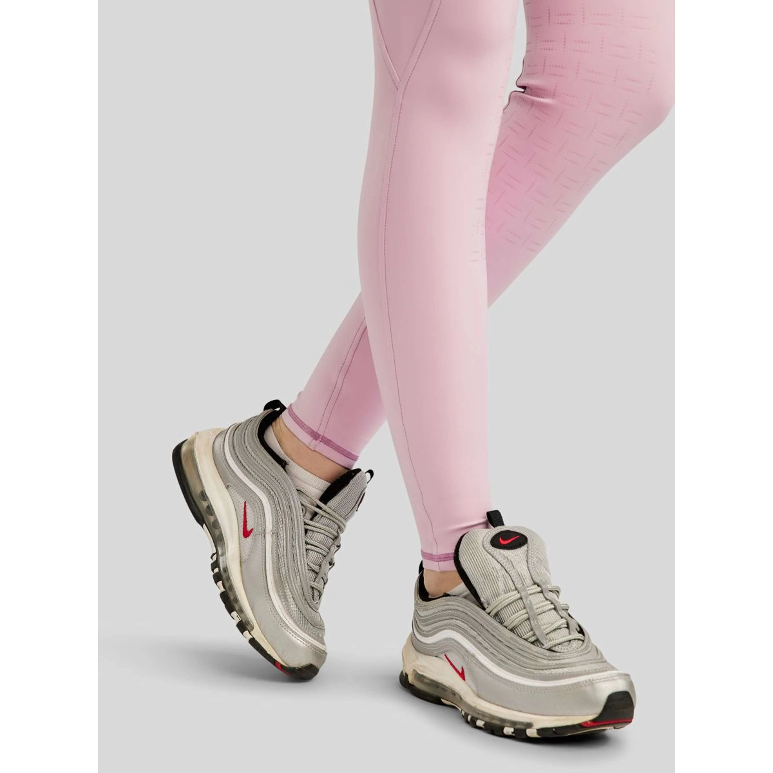 Montar Legging d'Équitation MoPearl Pintuck Full Grip Candy Pink - Image 6