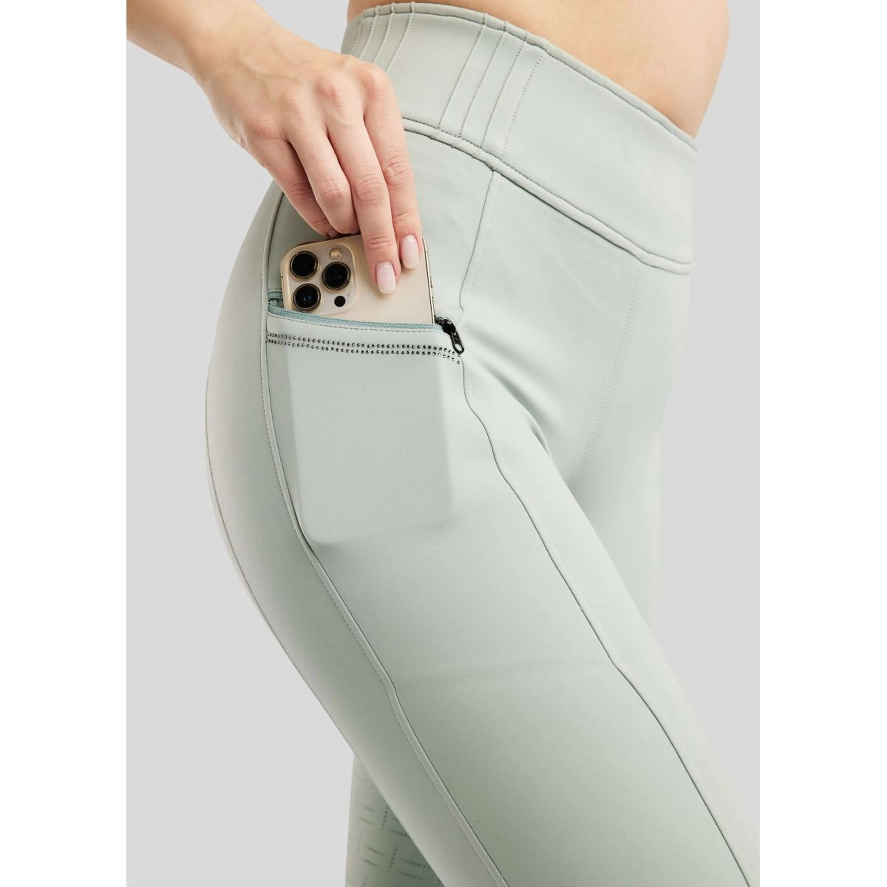 Montar Legging d'Équitation MoPearl Pintuck Full Grip Turin - Image 5