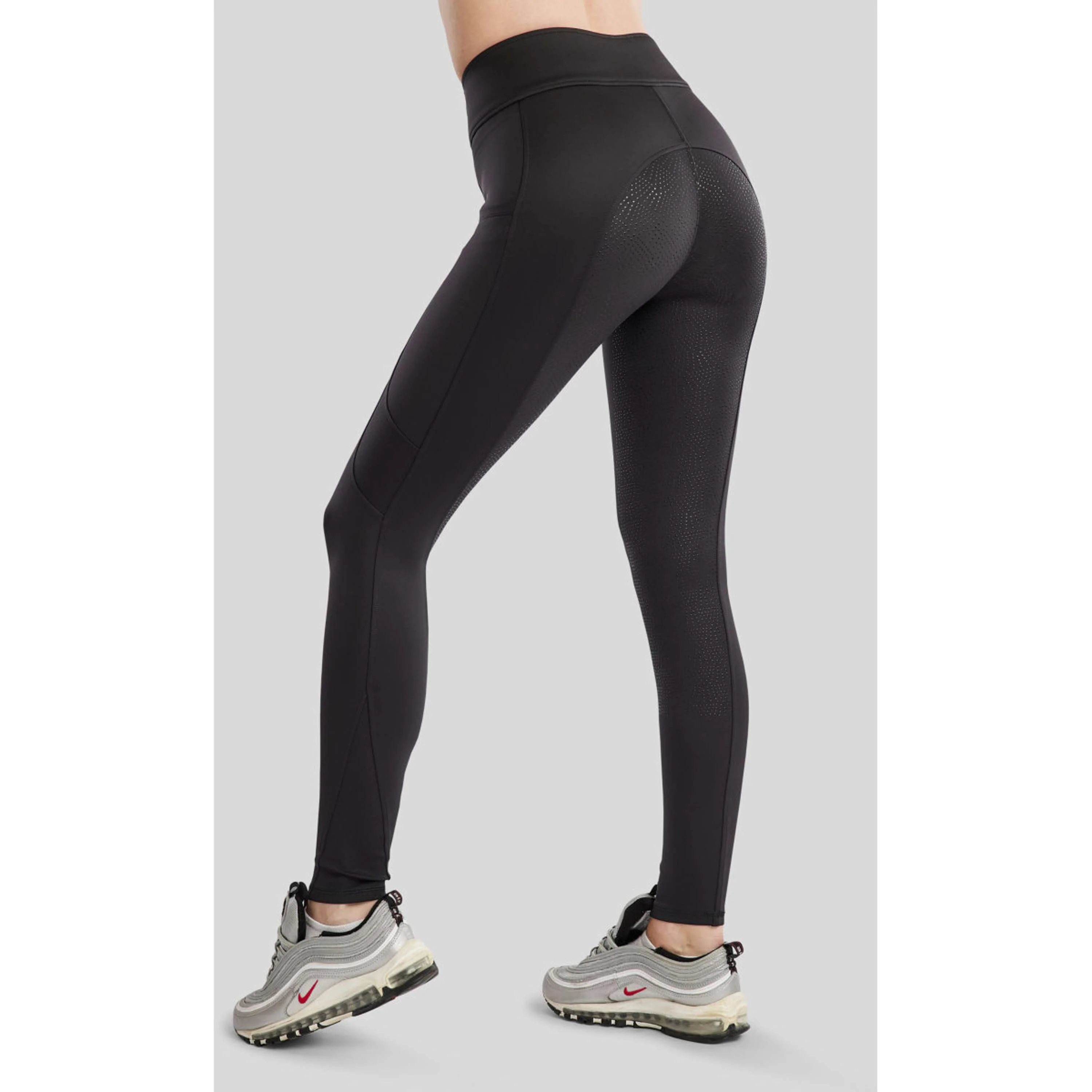 Montar Legging d'Équitation MoTilley Full Grip Noir - Image 2