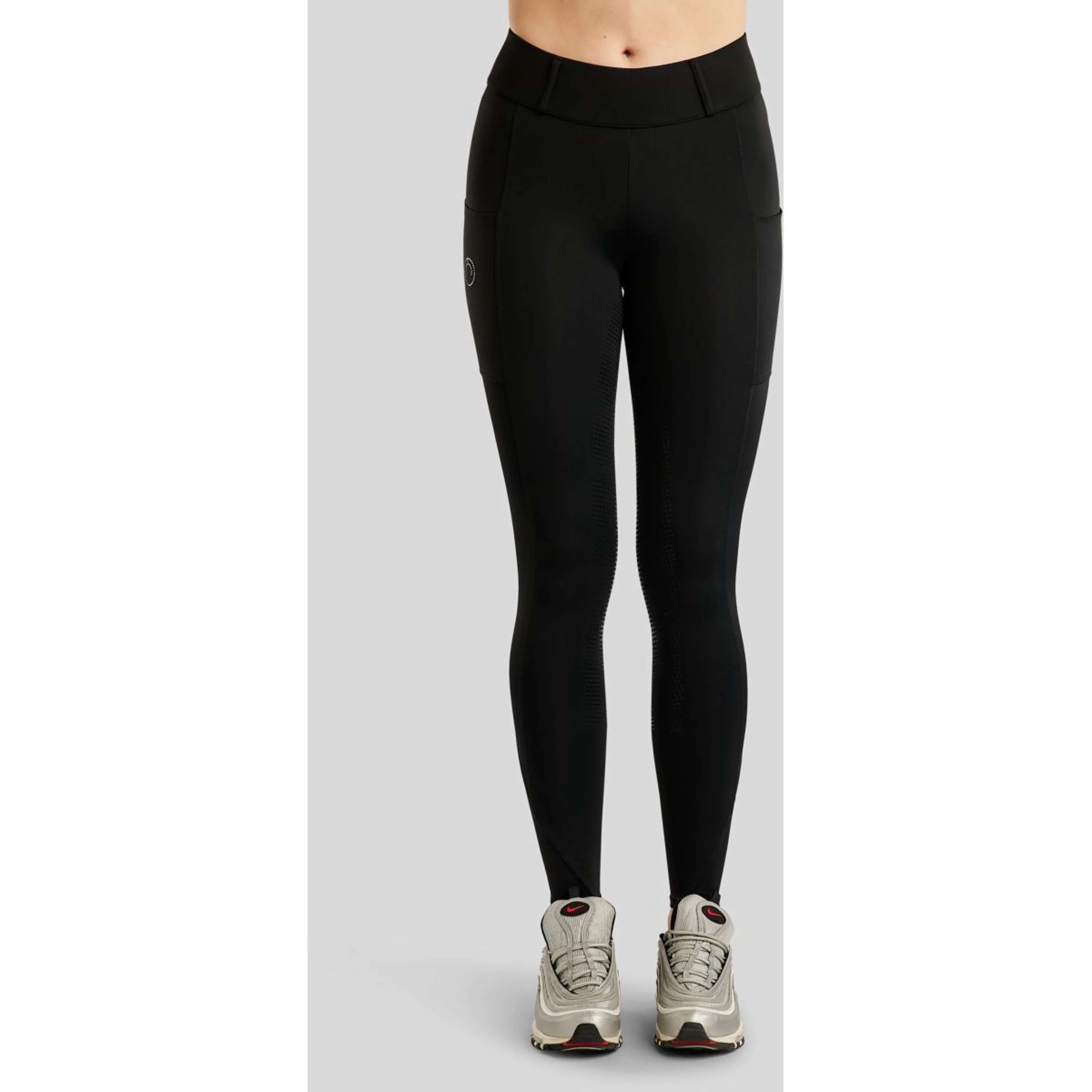 Montar Legging d'Équitation MoZike Refined Full Grip Noir - Image 2