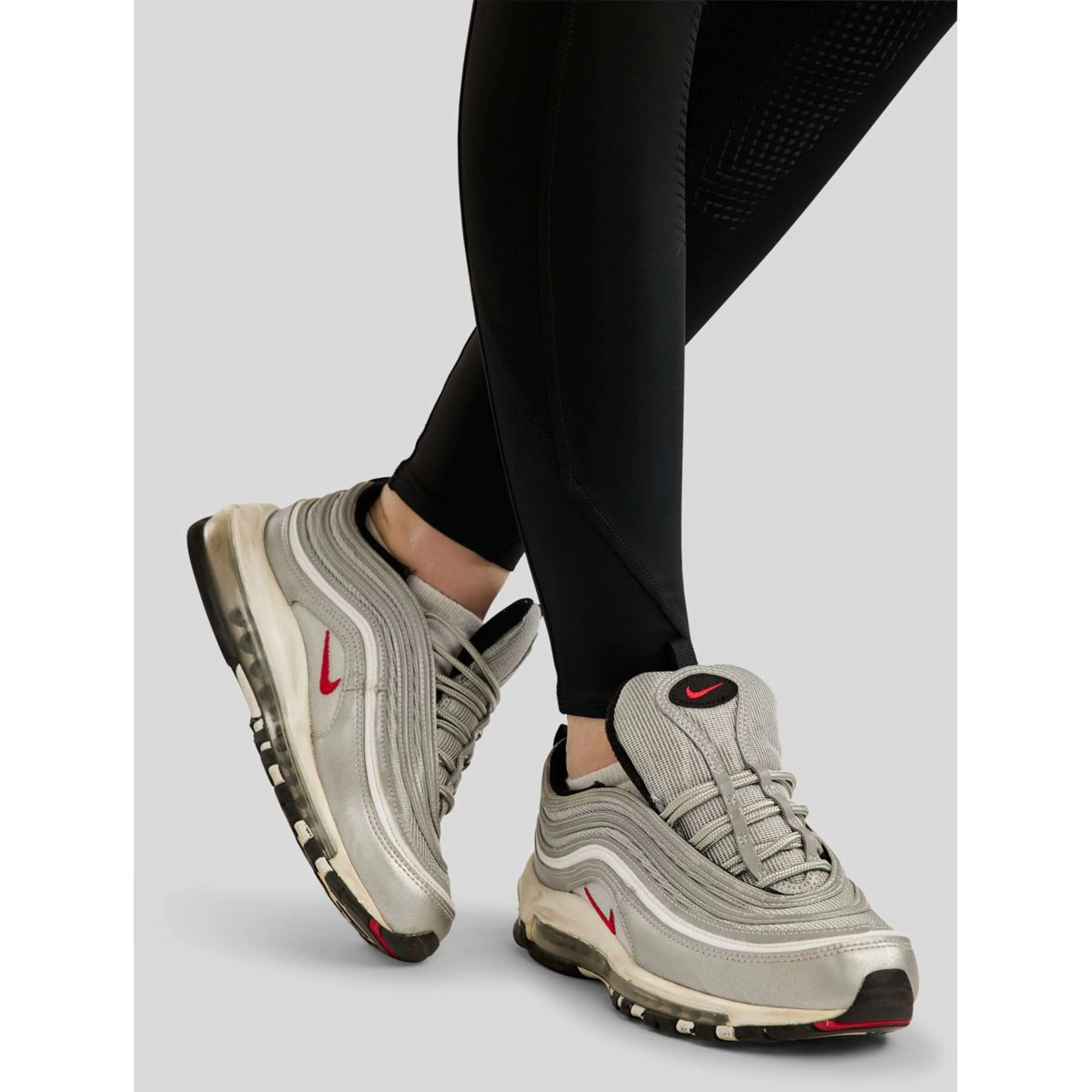 Montar Legging d'Équitation MoZike Refined Full Grip Noir - Image 6