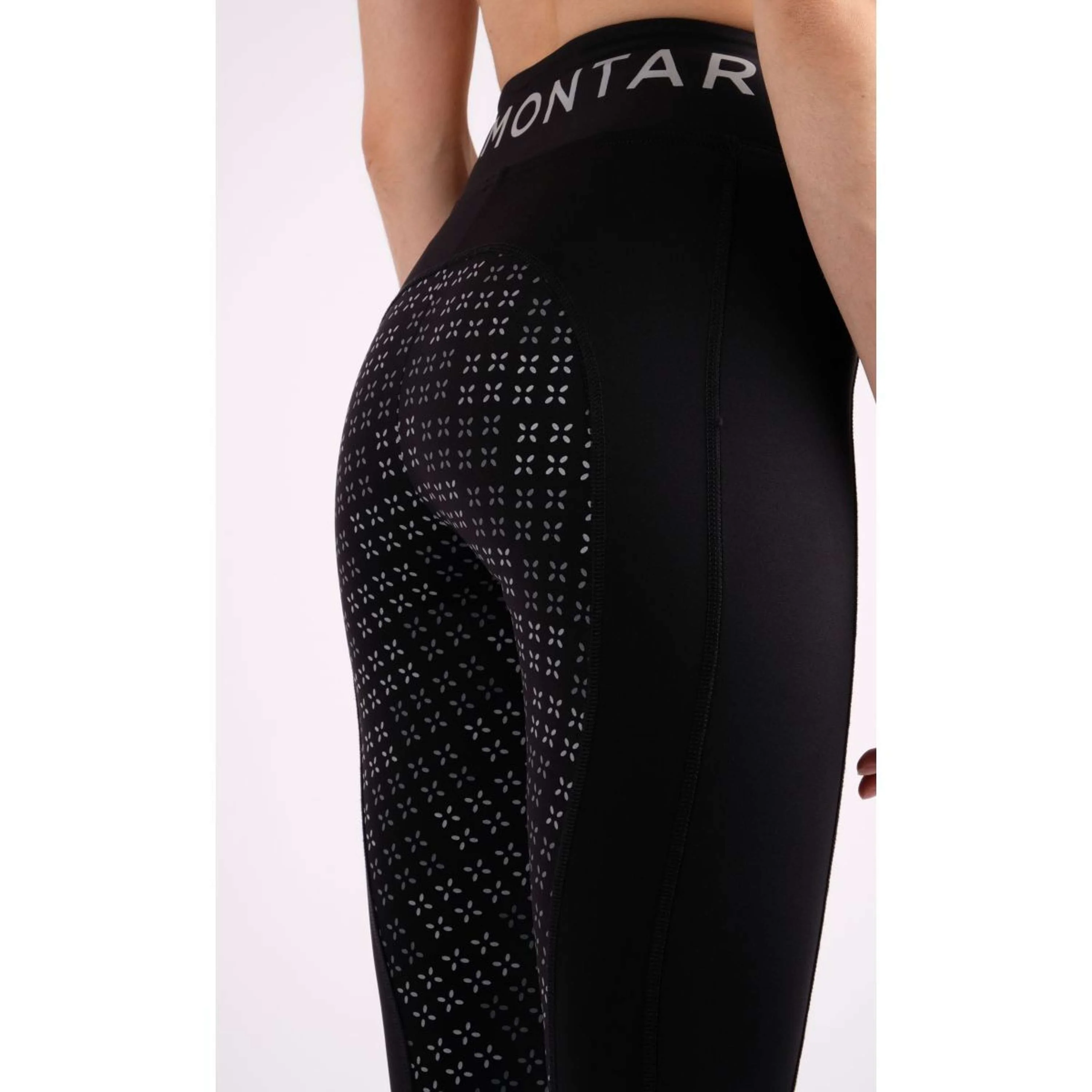 Montar Legging d'Équitation Selena Pull On Full Grip Noir - Image 6