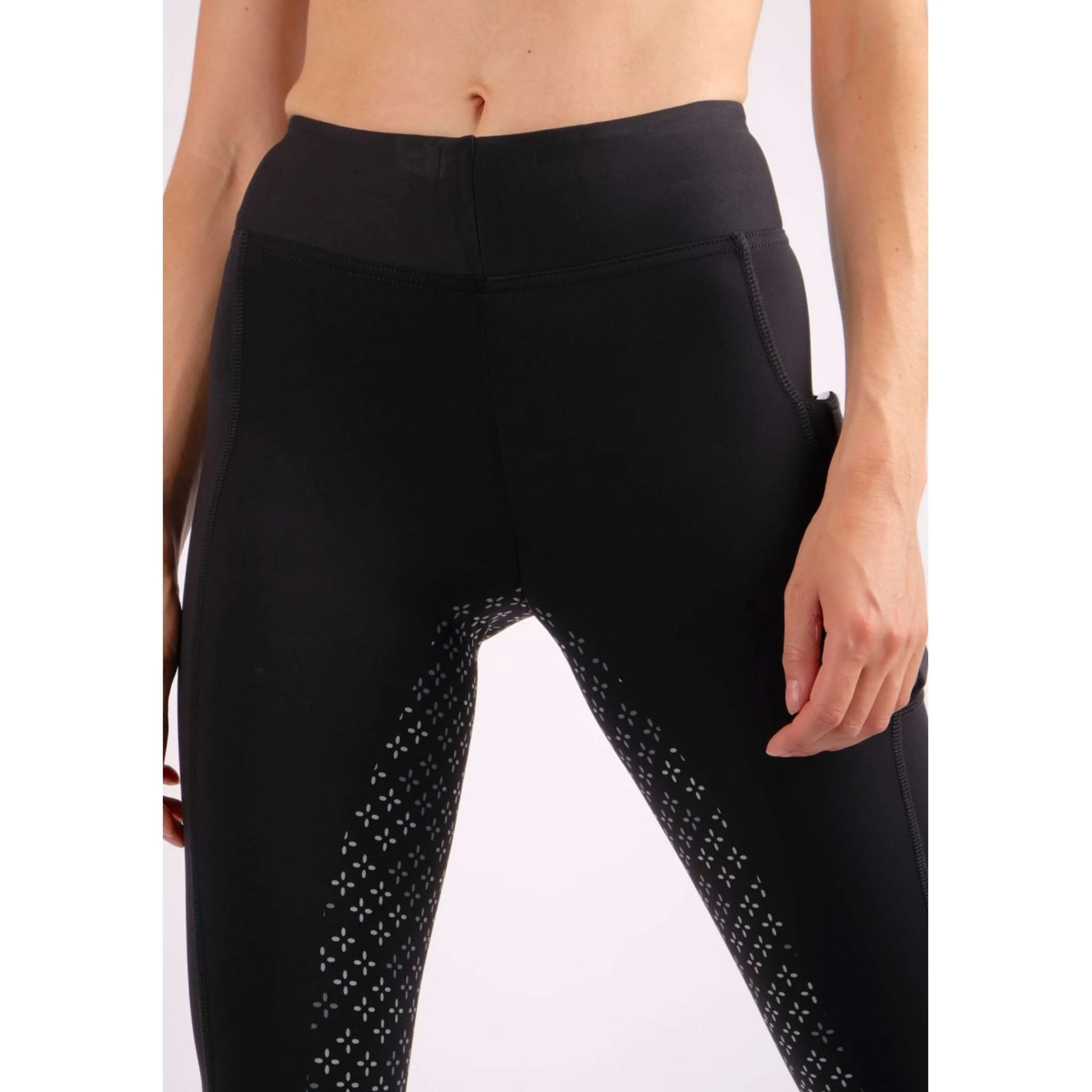 Montar Legging d'Équitation Selena Pull On Full Grip Noir - Image 7