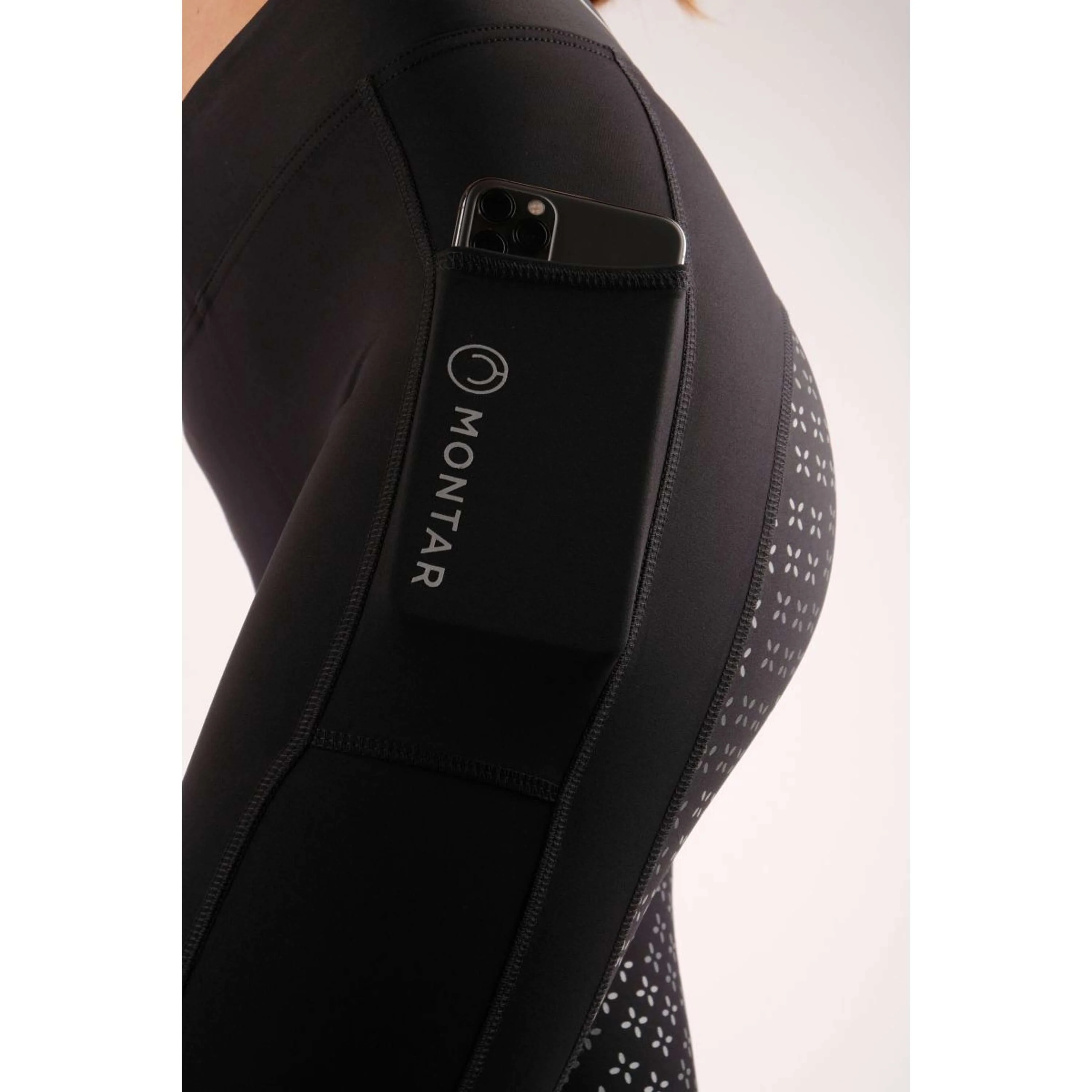 Montar Legging d'Équitation Selena Pull On Full Grip Noir - Image 8