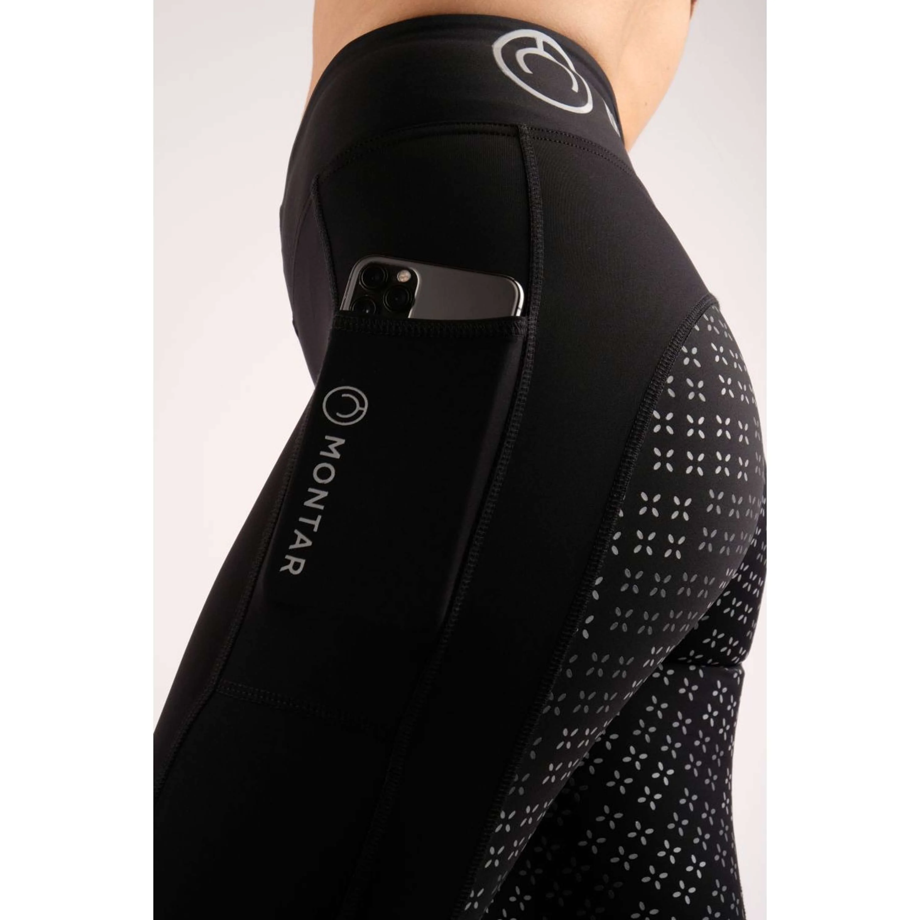 Montar Legging d'Équitation Selena Pull On Full Grip Noir - Image 9