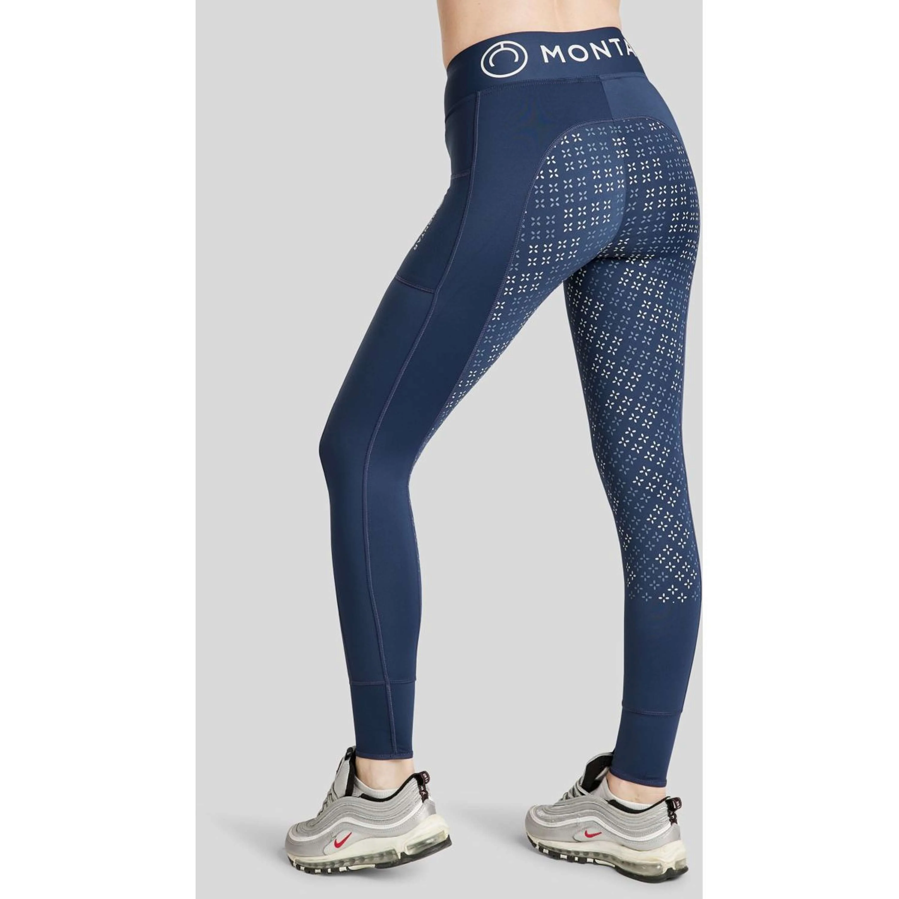 Montar Legging d'Équitation Selena Pull On FullGrip Marin - Image 6