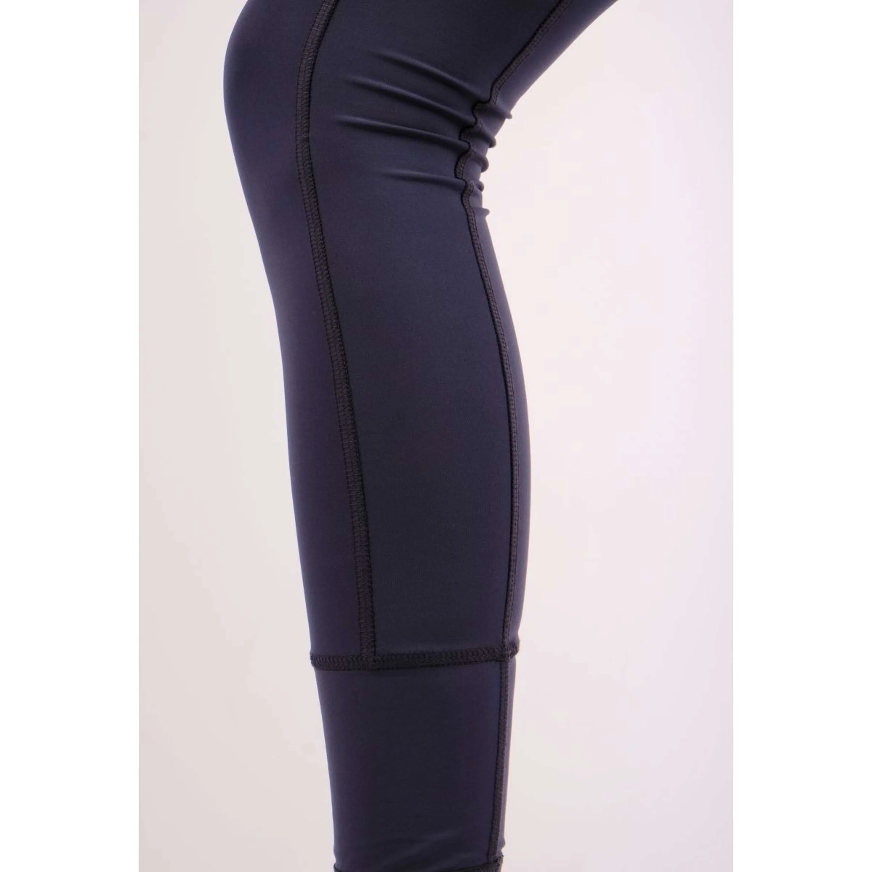 Montar Legging d'Équitation Selena Pull On Junior Full Grip Marin - Image 3