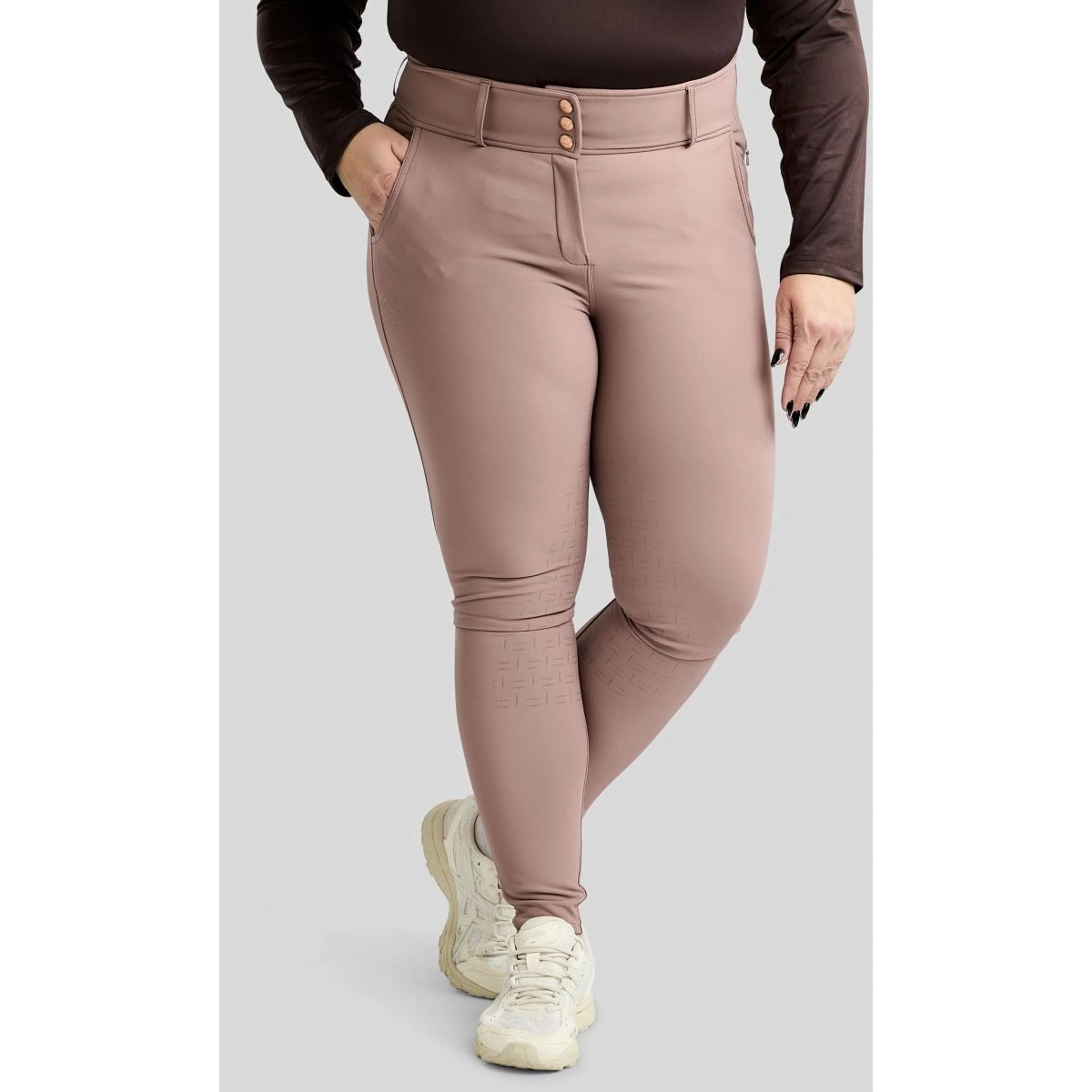 Montar Pantalon d'Équitation Briella Curve Dusty Rose - Image 2