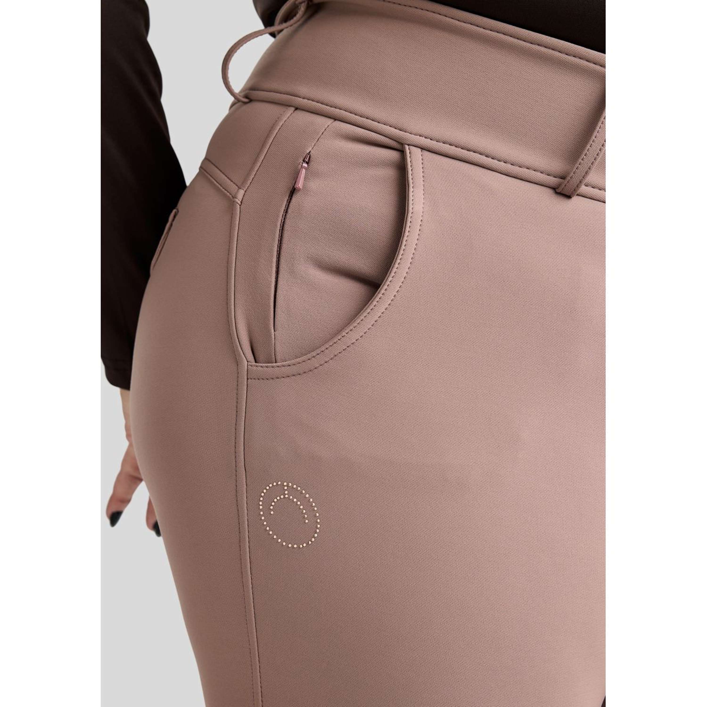 Montar Pantalon d'Équitation Briella Curve Dusty Rose - Image 3