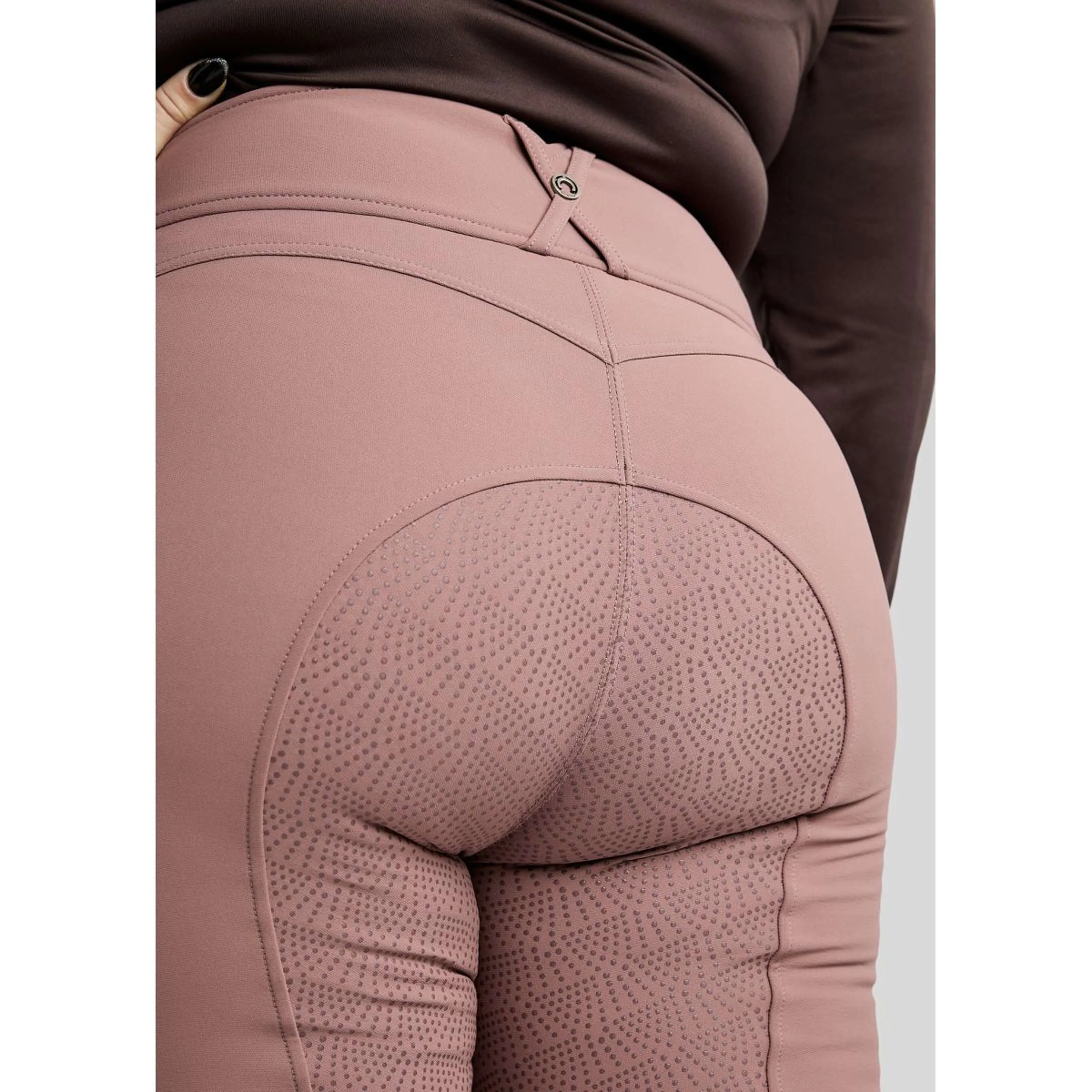 Montar Pantalon d'Équitation Ess Megan Highwaist Curve Dusty Rose - Image 3