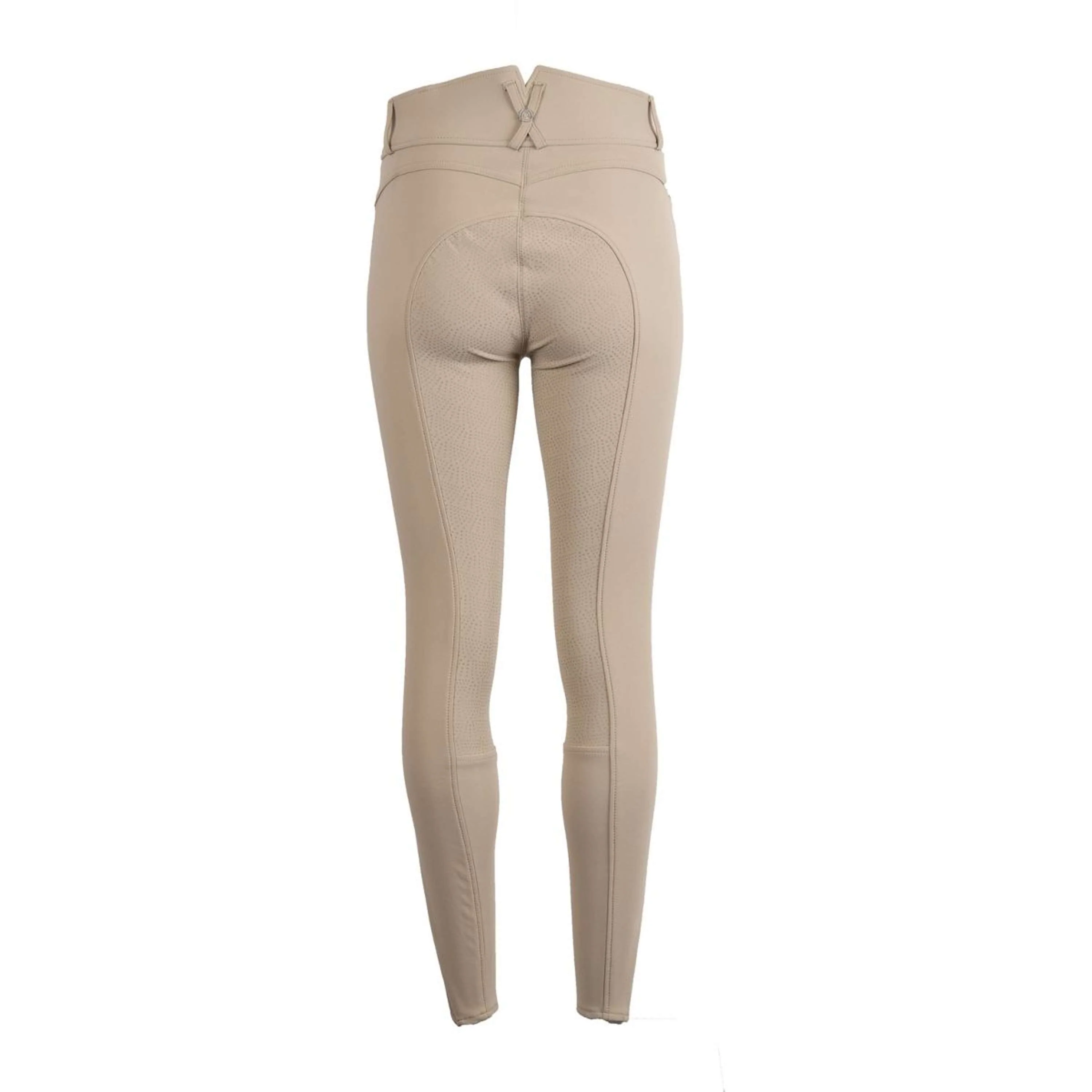 Montar Pantalon d'Équitation Megan Yati Highwaist Full Grip Beige - Image 2