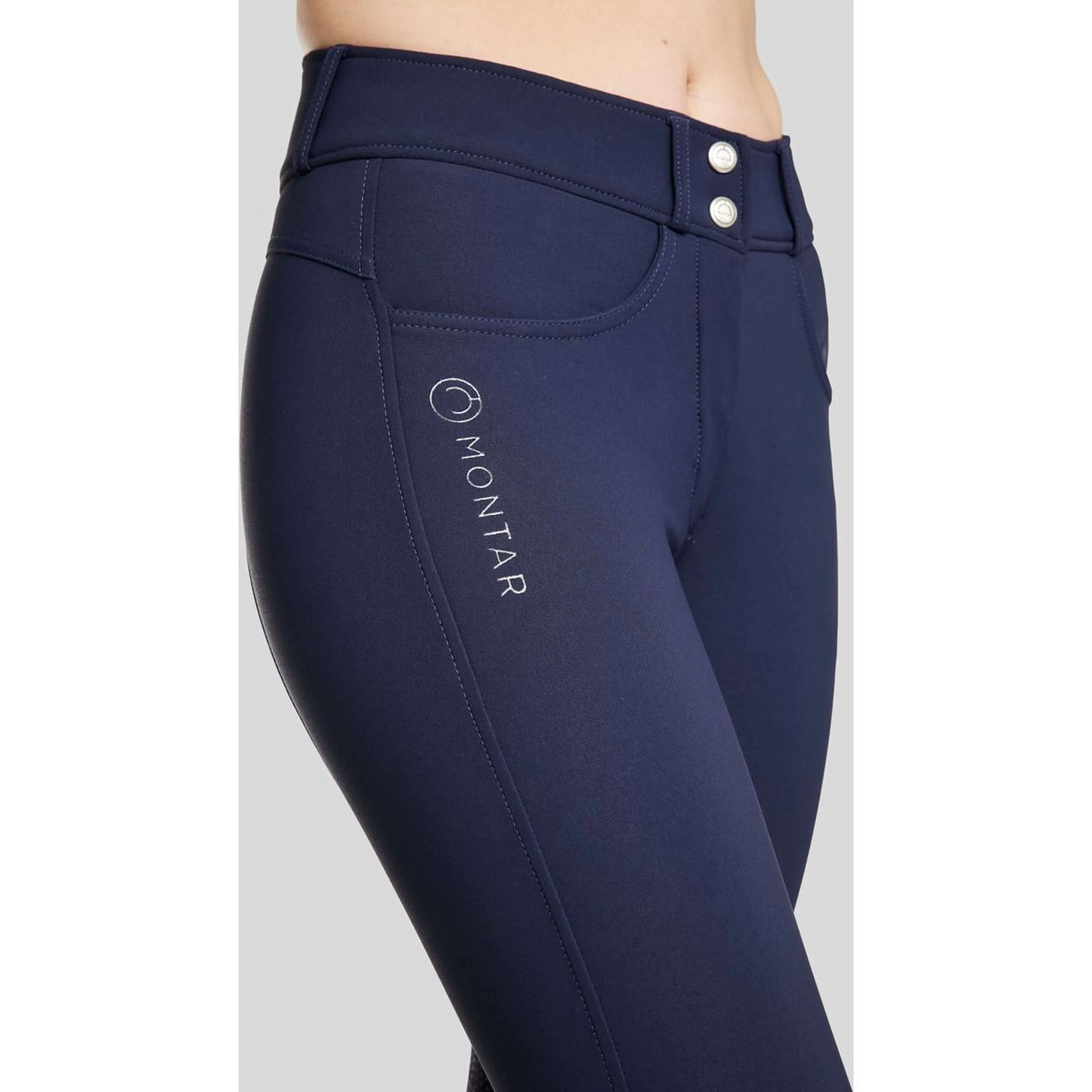 Montar Pantalon d'Équitation Ess Megan Highwaist Full Grip Marin - Image 7