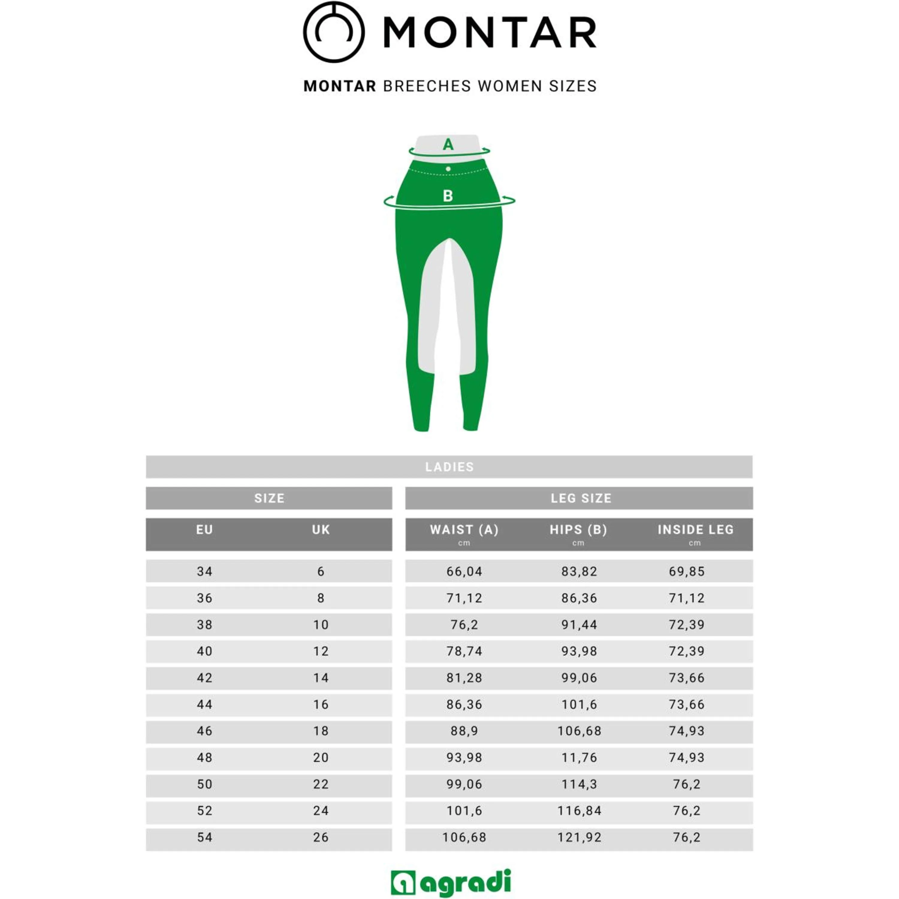 Montar Pantalon d'Équitation Megan Yati Highwaist Full Grip Noir - Image 7
