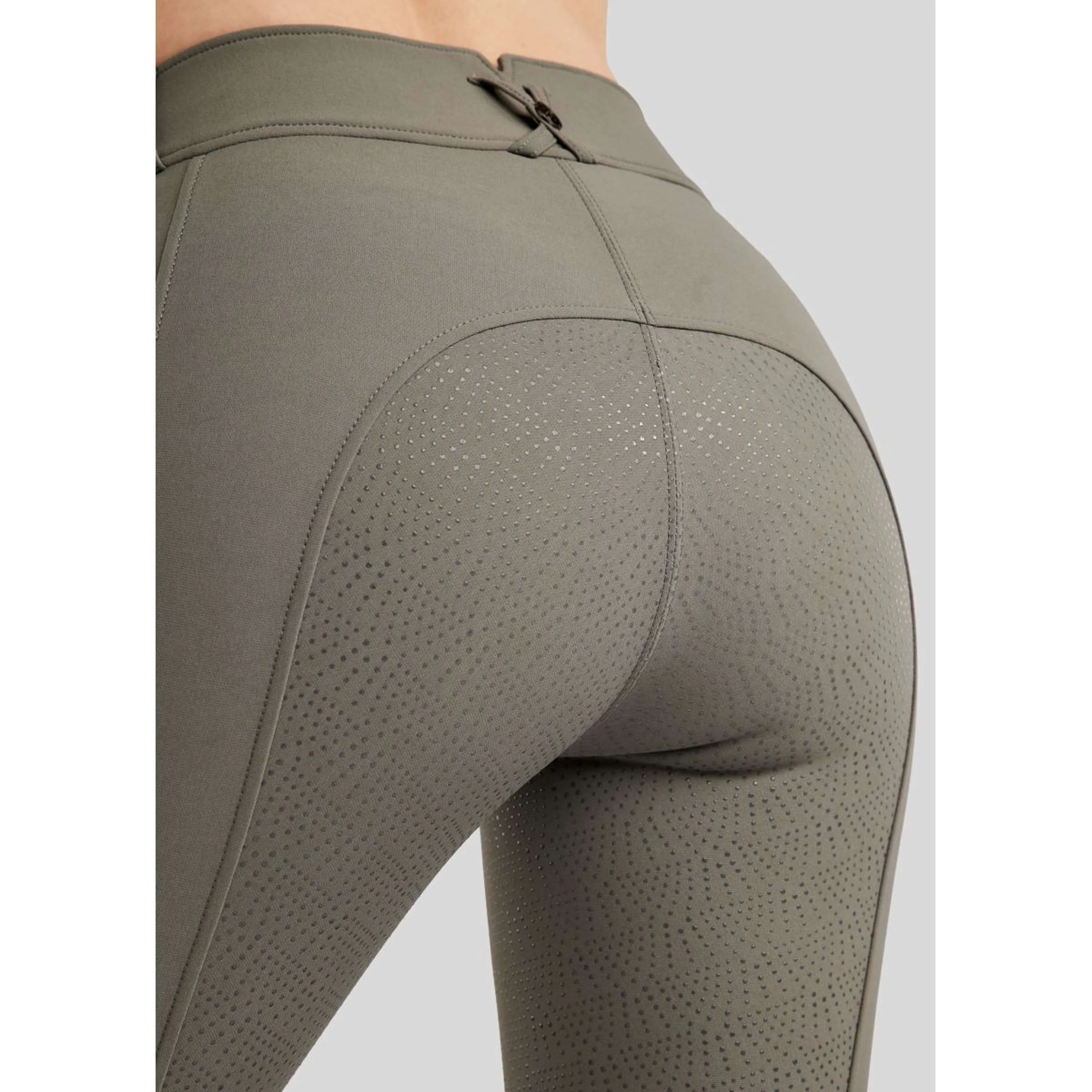Montar Pantalon d'Équitation Megan Full Grip Gris - Image 4