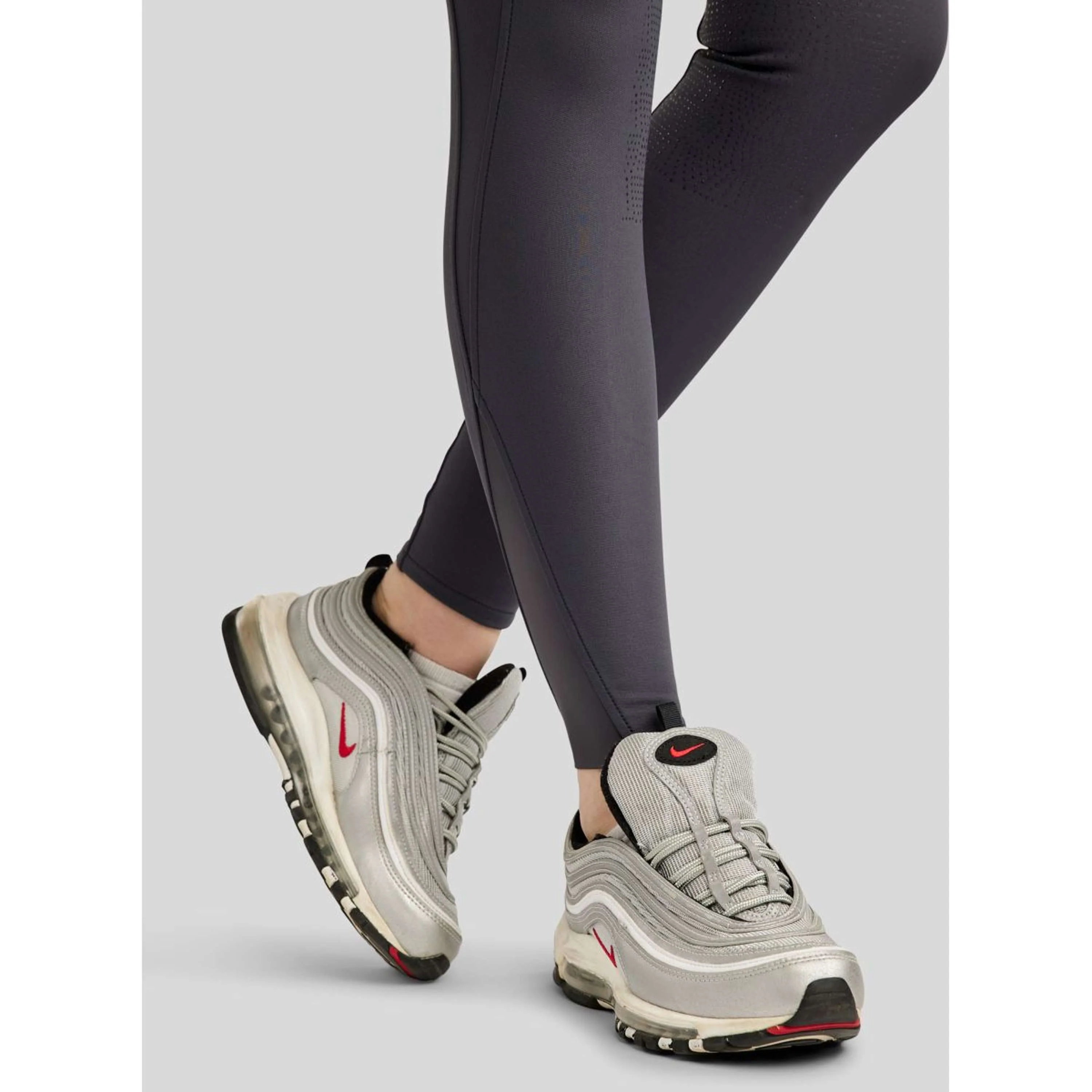 Montar Pantalon d'Équitation Megan Full Grip Slate Grey - Image 6