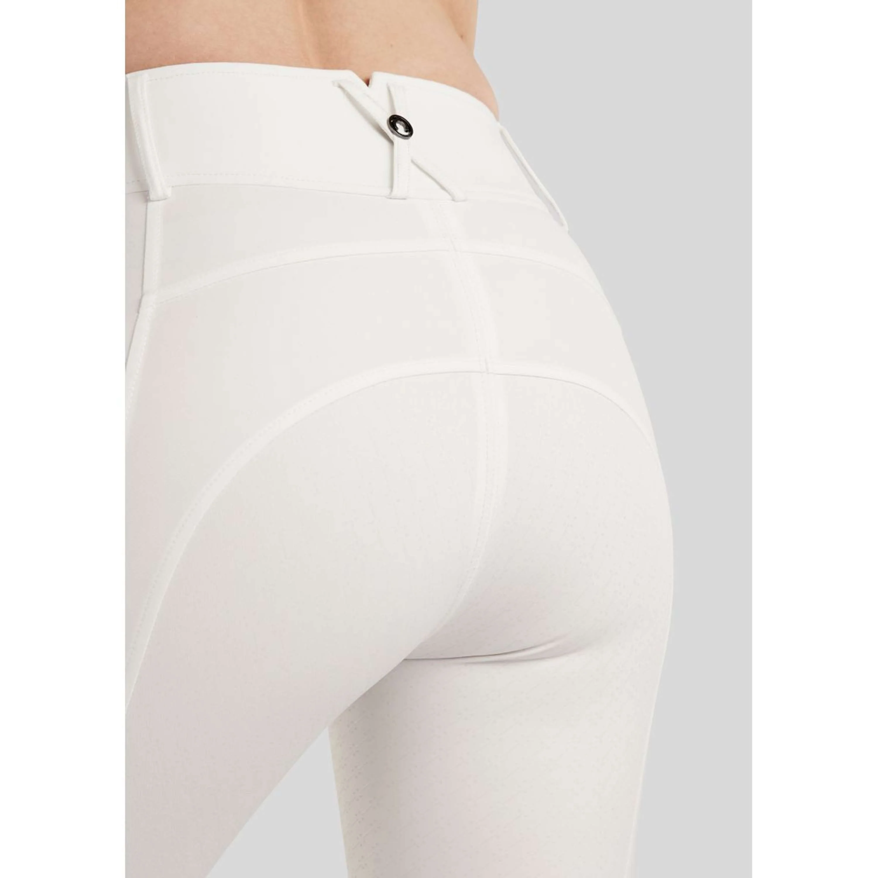 Montar Pantalon d'Équitation MoCha Full Grip Blanc - Image 3