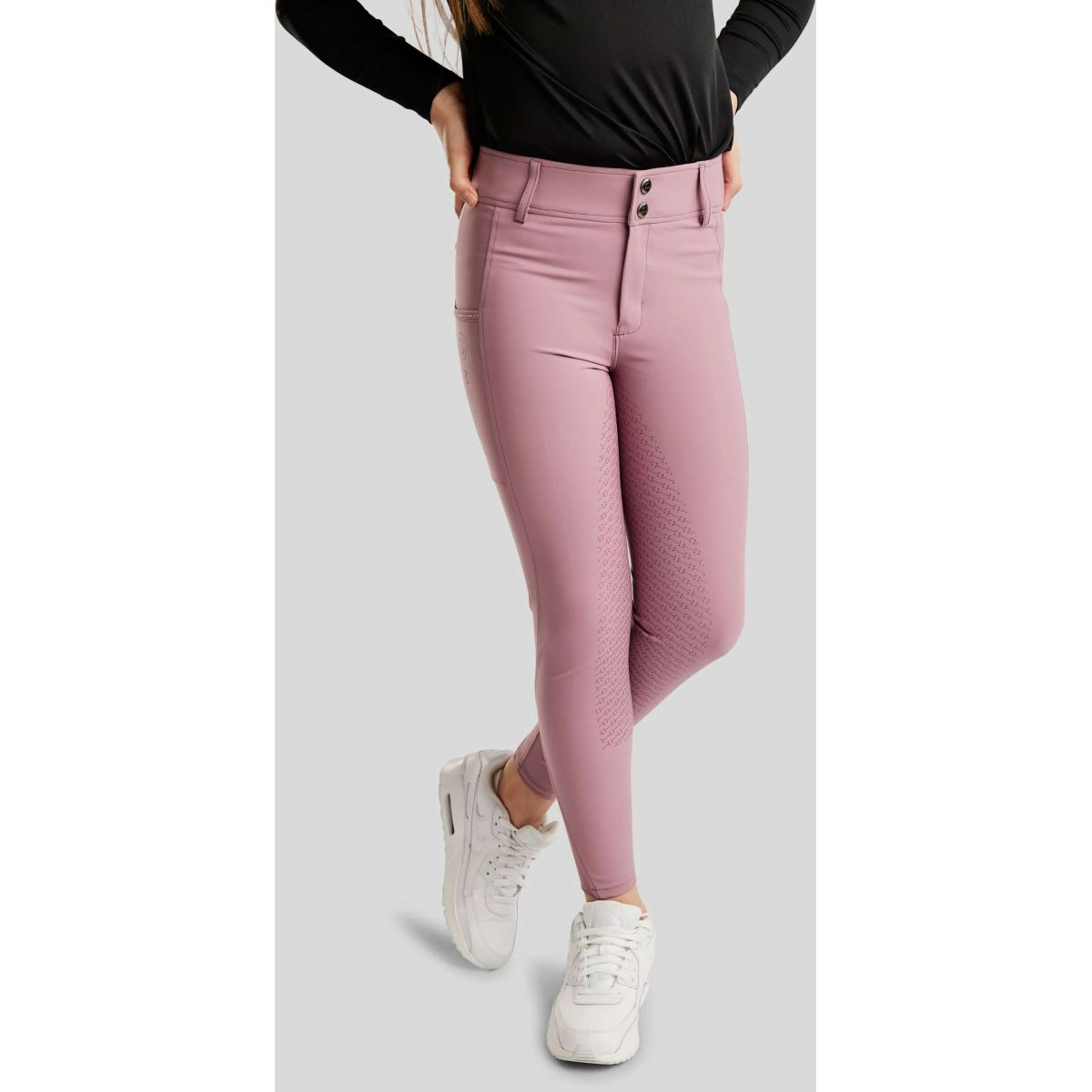 Montar Pantalon d'Équitation MoCha Full Grip Geranie - Image 9