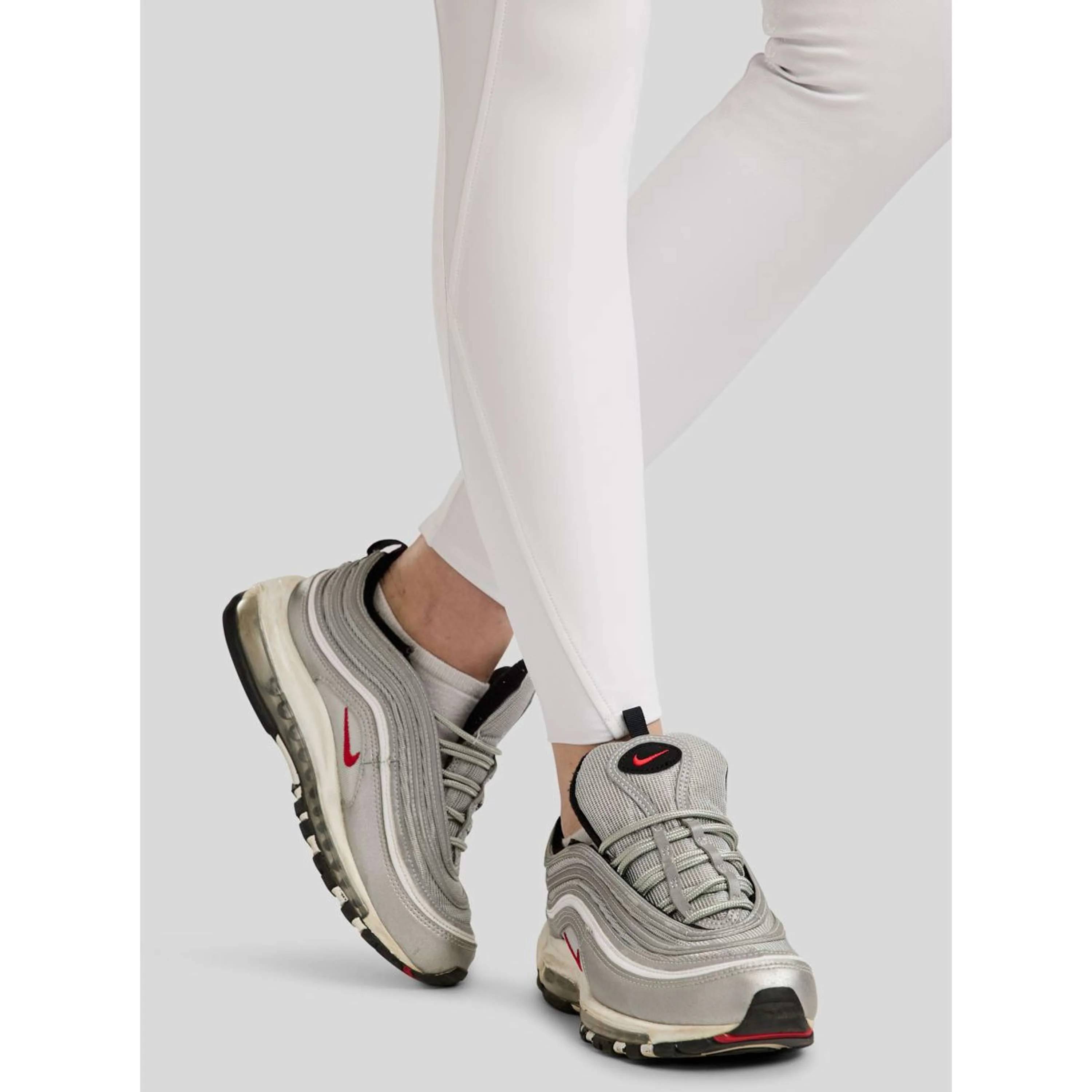 Montar Pantalon d'Équitation MoEmilia Full Grip Blanc - Image 6