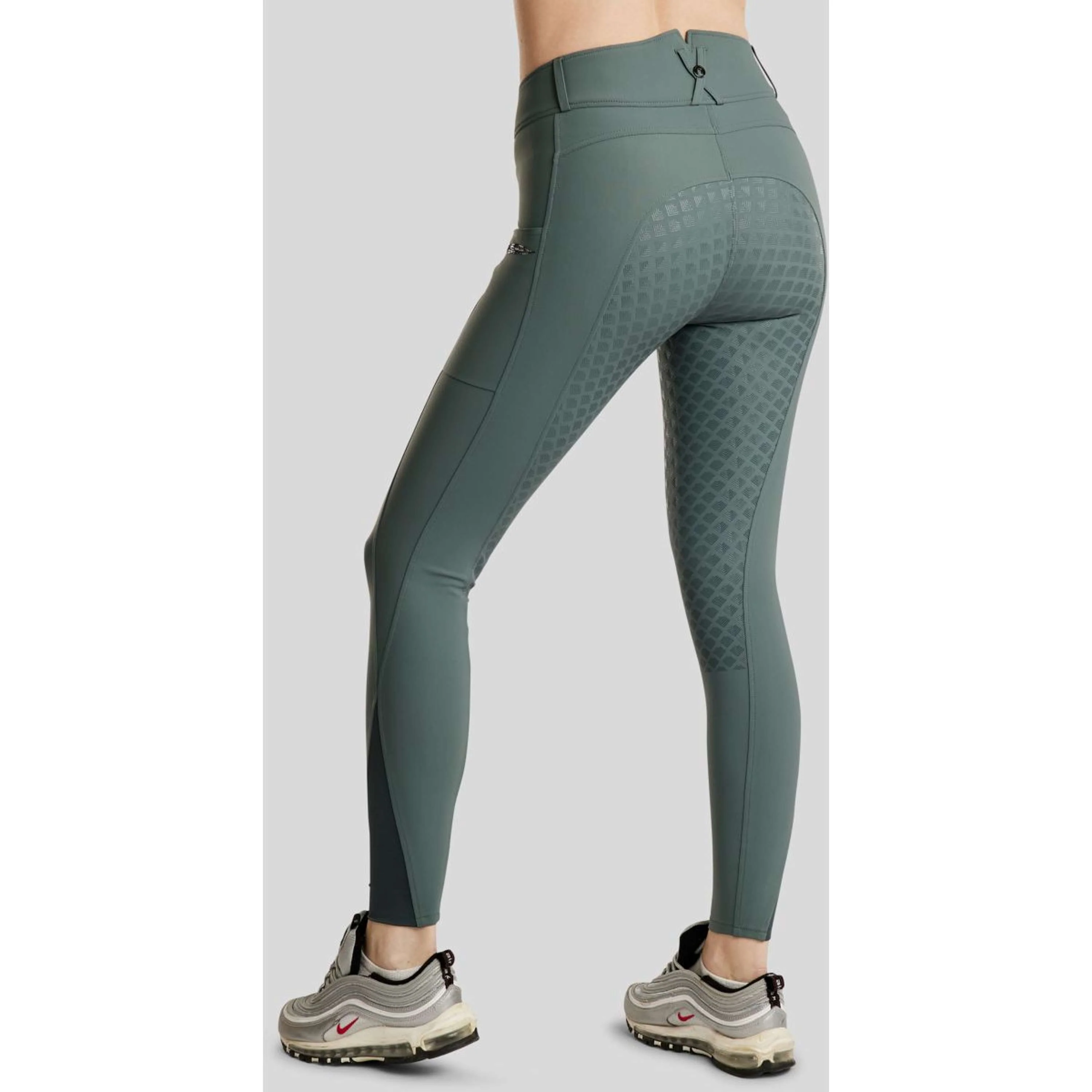 Montar Pantalon d'Équitation MoEmilia Full Grip Jade - Image 4