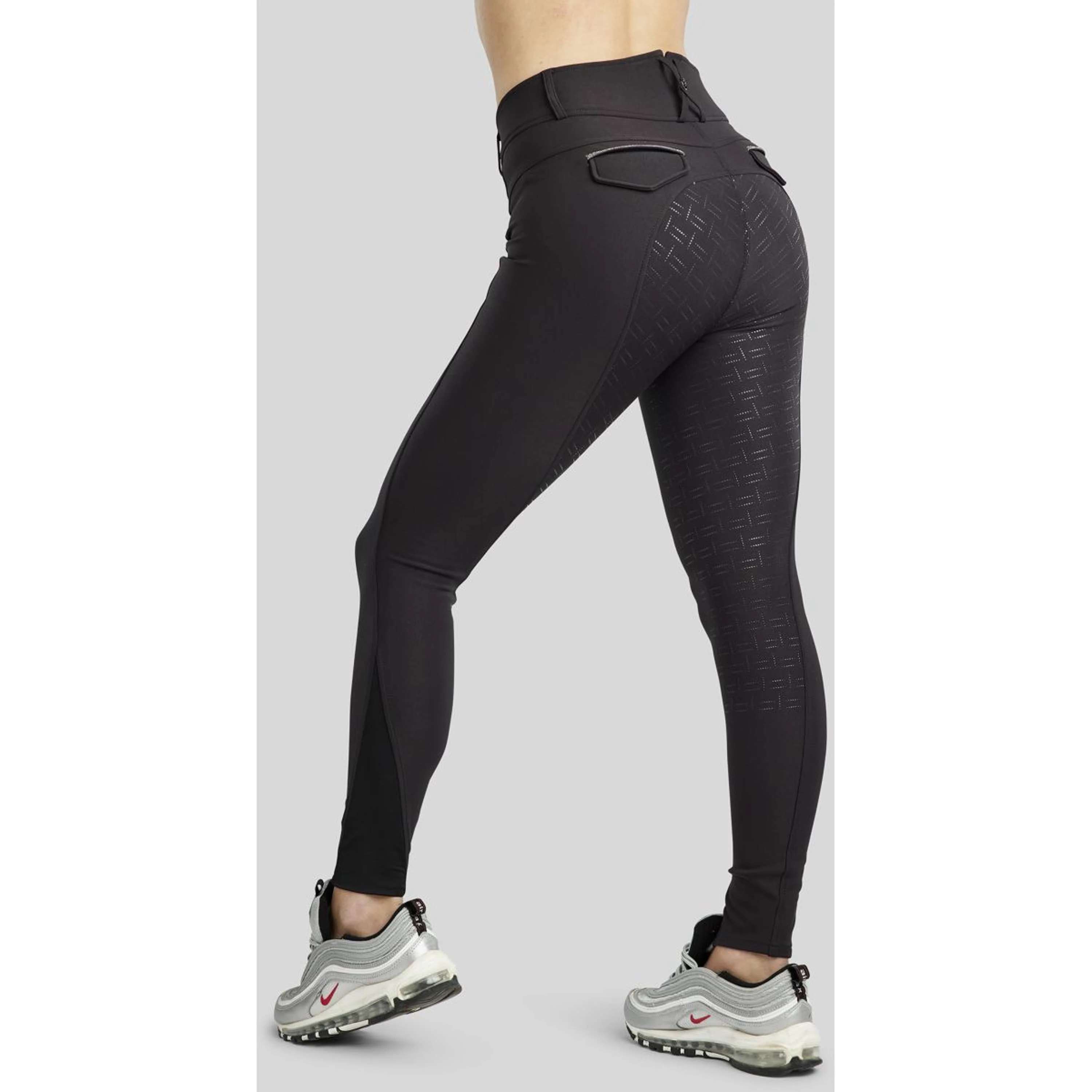 Montar Pantalon d'Équitation MoGloria Full Grip Noir - Image 2