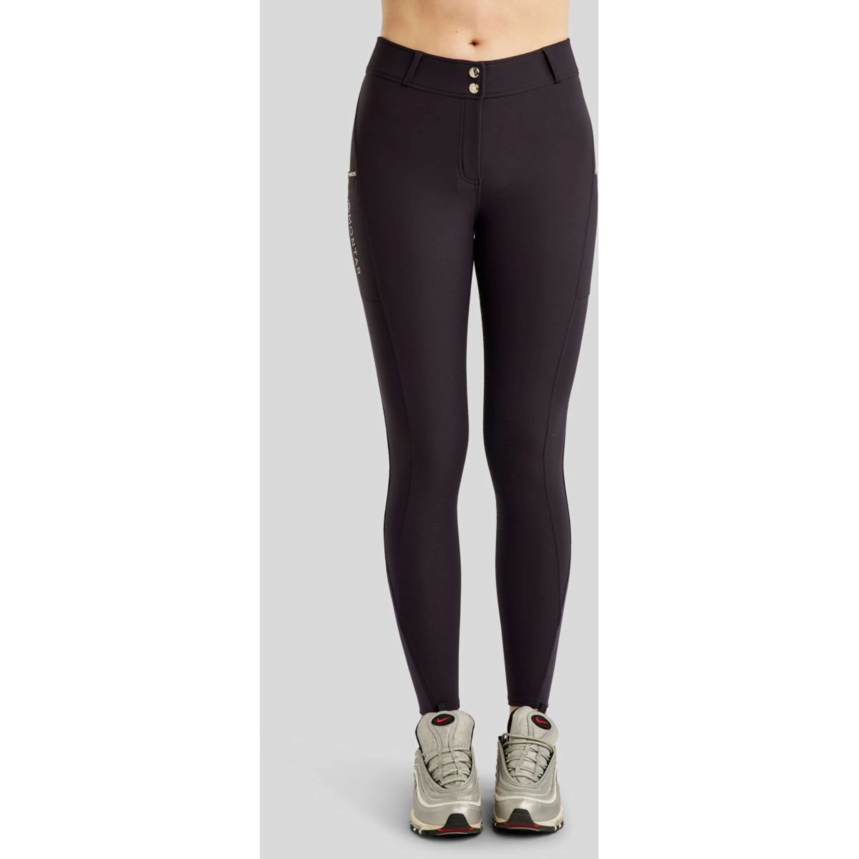 Montar Pantalon d'Équitation MoLila Champagne Crystals Full Grip Marin - Image 2