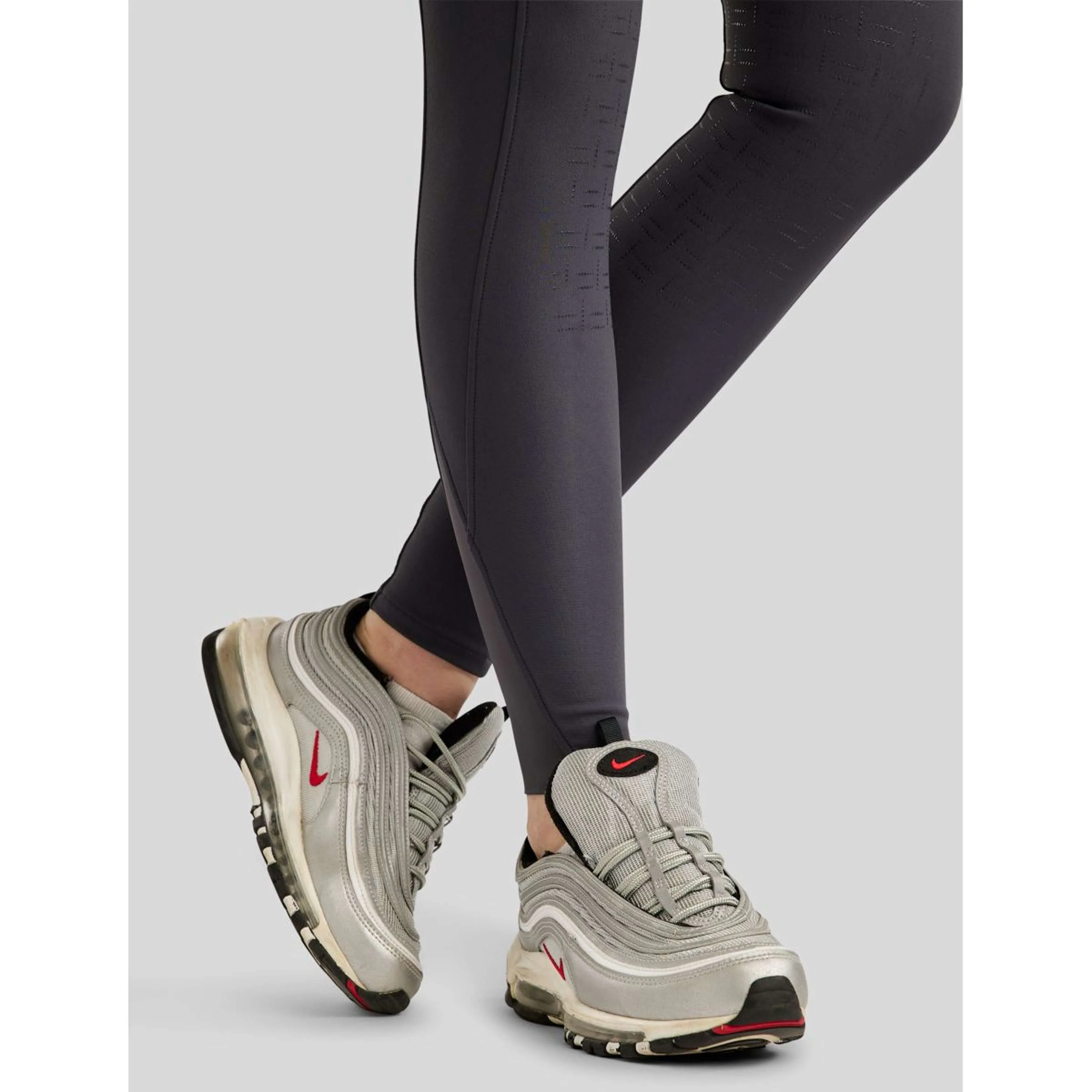 Montar Pantalon d'Équitation MoLila Champagne Crystals Full Grip Slate Grey - Image 6