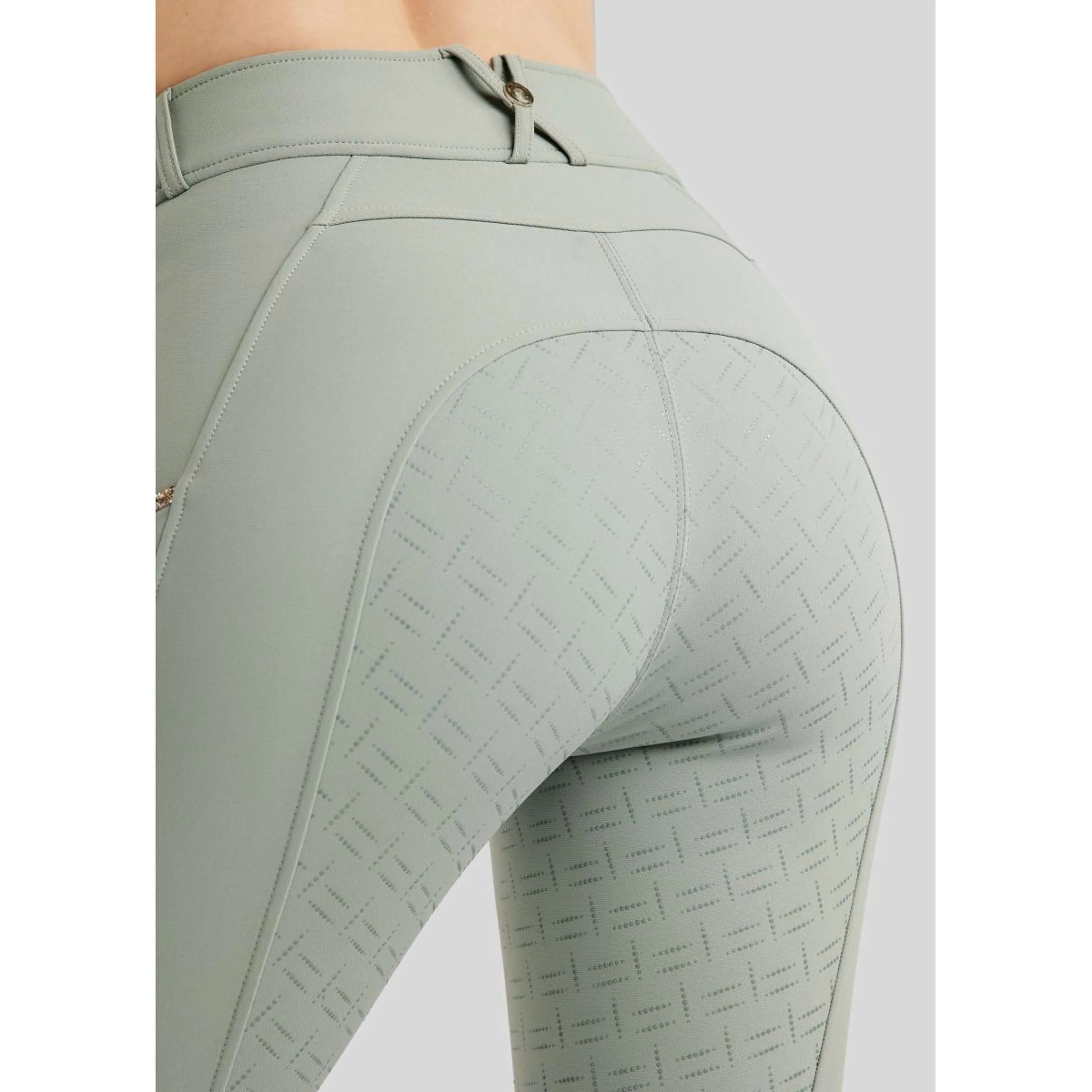 Montar Pantalon d'Équitation MoLila Champagne Crystals Full Grip Turin - Image 4
