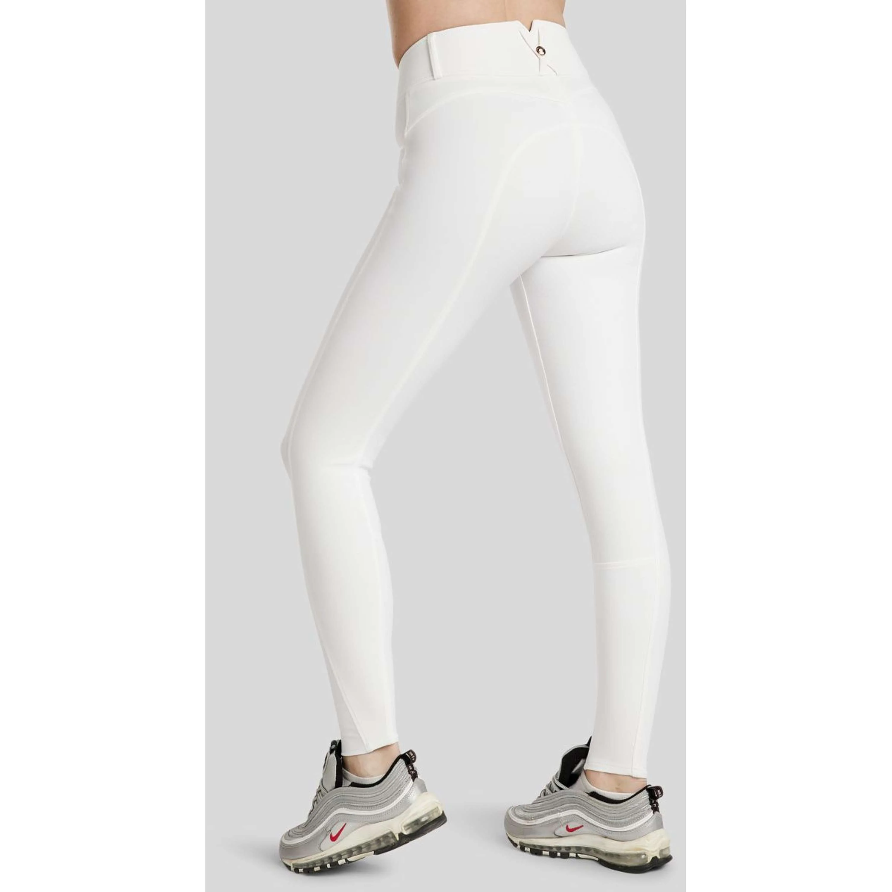 Montar Pantalon d'Équitation Molly Rosegold Highwaist Full Grip Blanc - Image 8